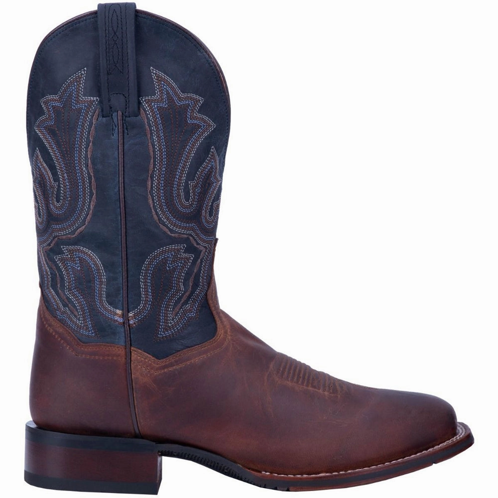 Winslow Embroidered Square Toe Cowboy Boots Dog Cowboy Boots