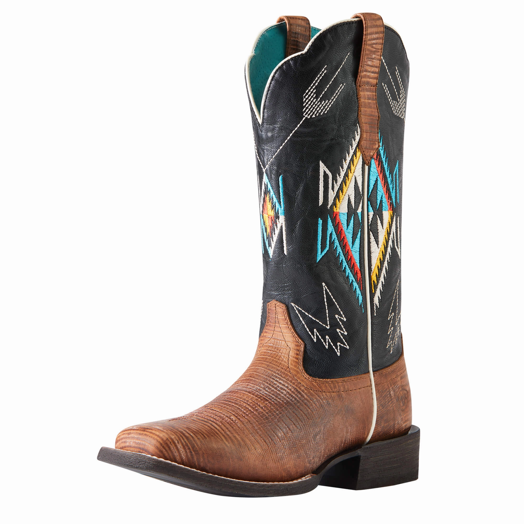 Boots Men Ariat Ladies Frontier Chimayo Kona Brown Western Boots 10042573