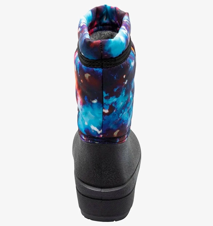 Infant Rubber Boots Snow Shell Boots Sparkle Space Aqua Multi (Size 10c-3Y)