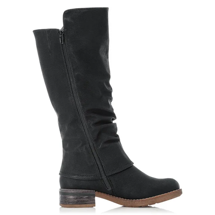 Green Boots Mount Everest Womens Rieker Fabriza 52 Shwarz