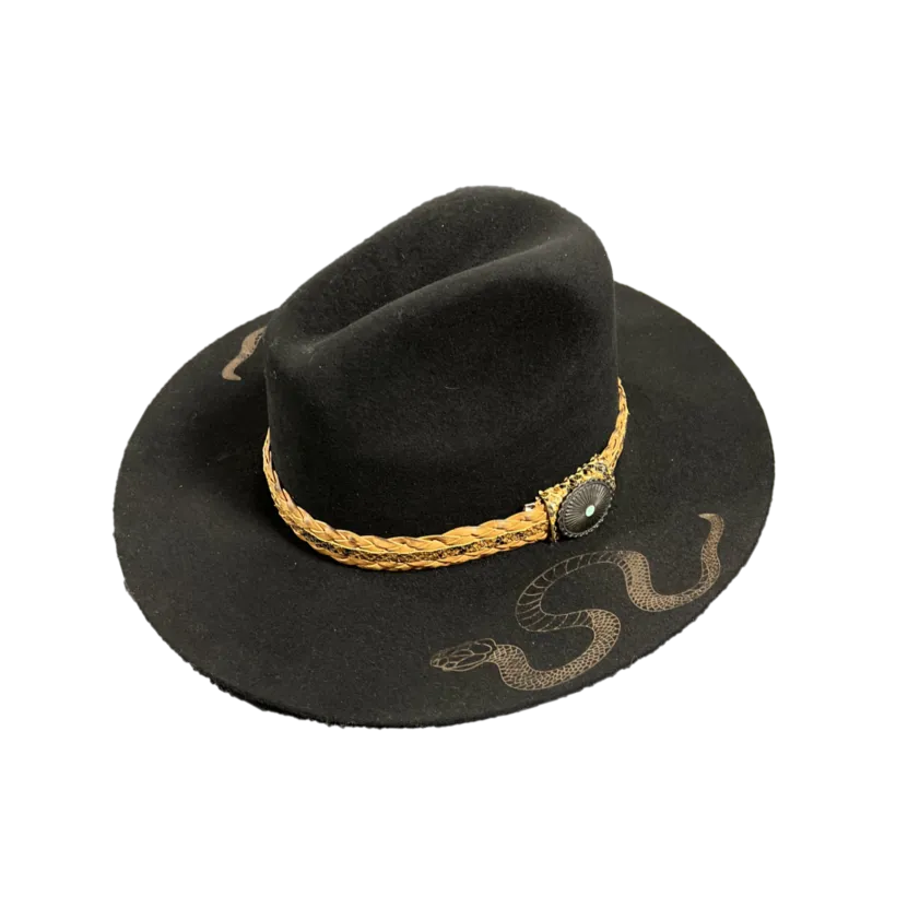 Ag Boots Corral Ladies Cassidy Black Western Hat LFX3220234CASS