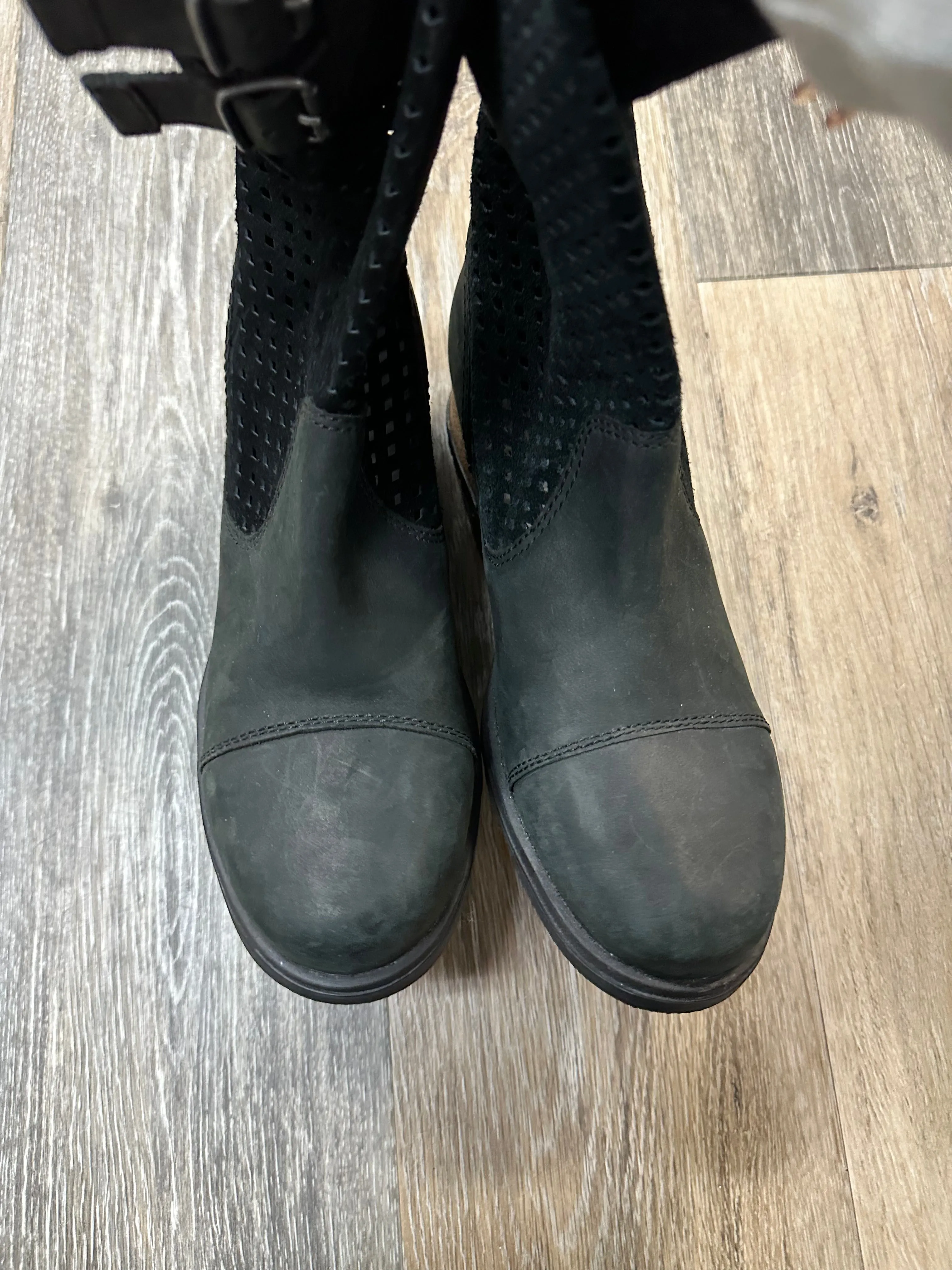 Boots Ankle Flats By Sorel In Black, Size: 7 Cheap Fringe Ankle Boots