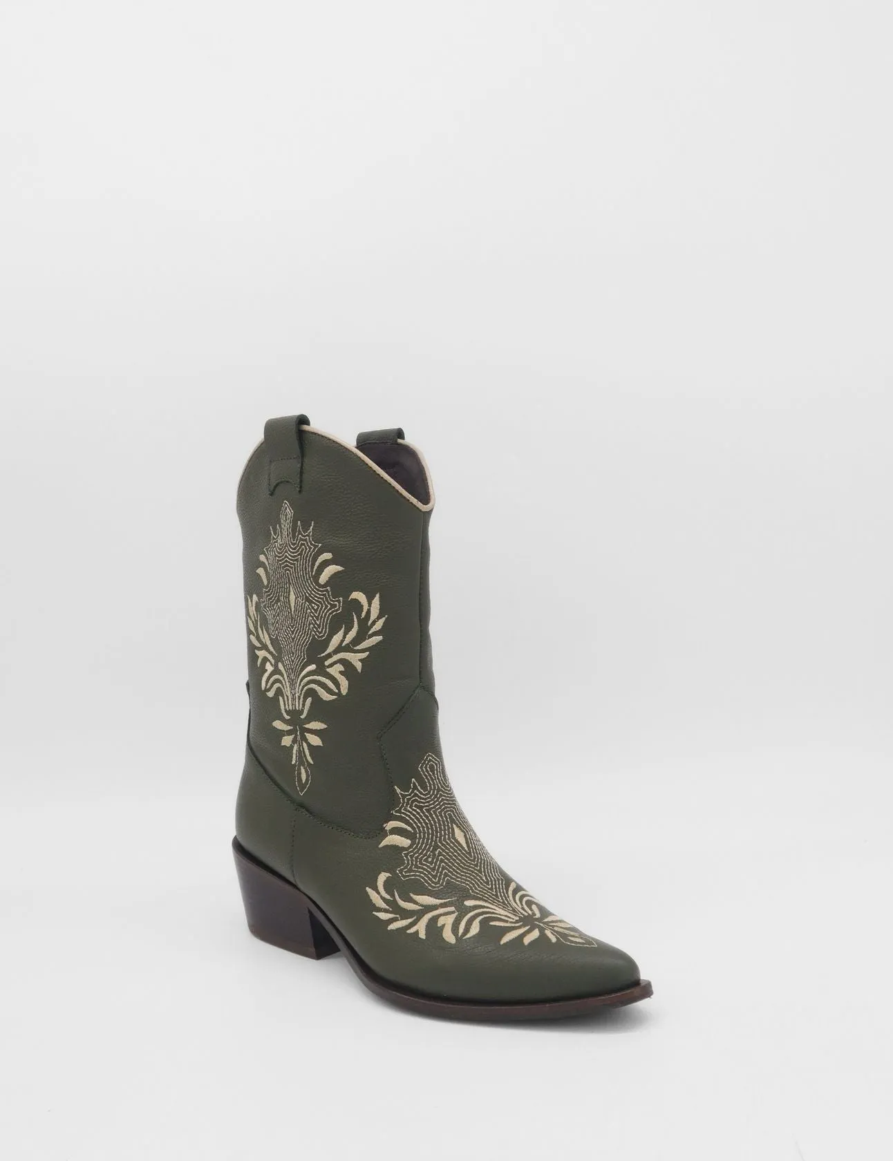 Knox western cowboy boots in olive leather women's shoes Journeys Ugg Boots