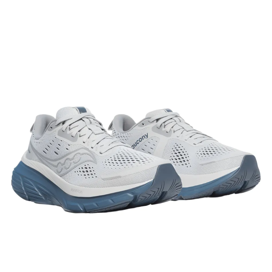 Saucony Men's Guide 18 Running Shoes in Fossil/Dusk AW25 Best Trainer Shoe