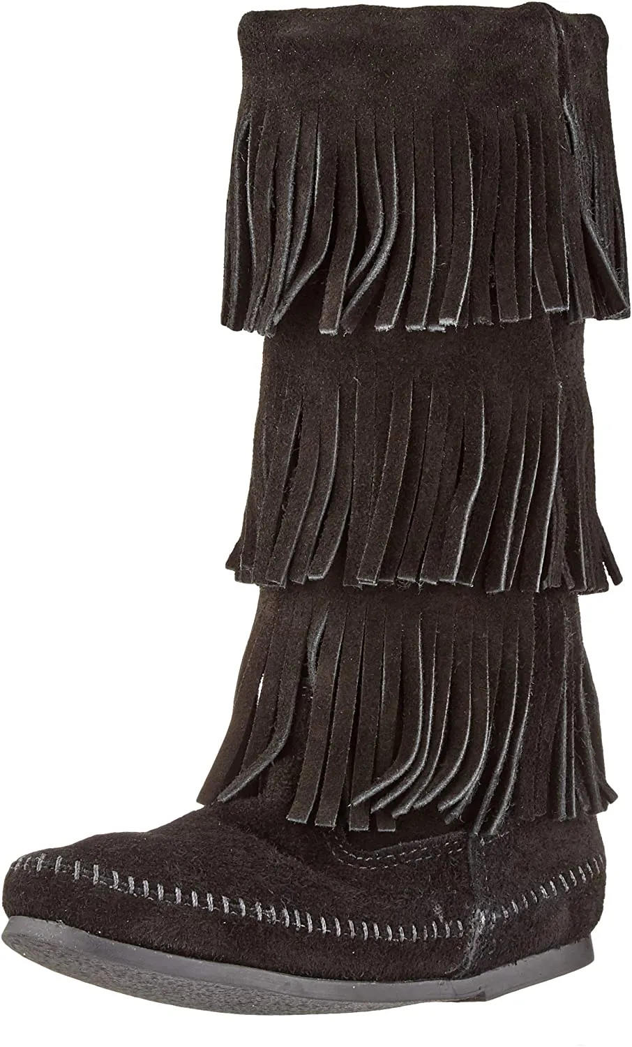 Minnetonka Women's 3-Layer Fringe Boot Kelsi Dagger Boots