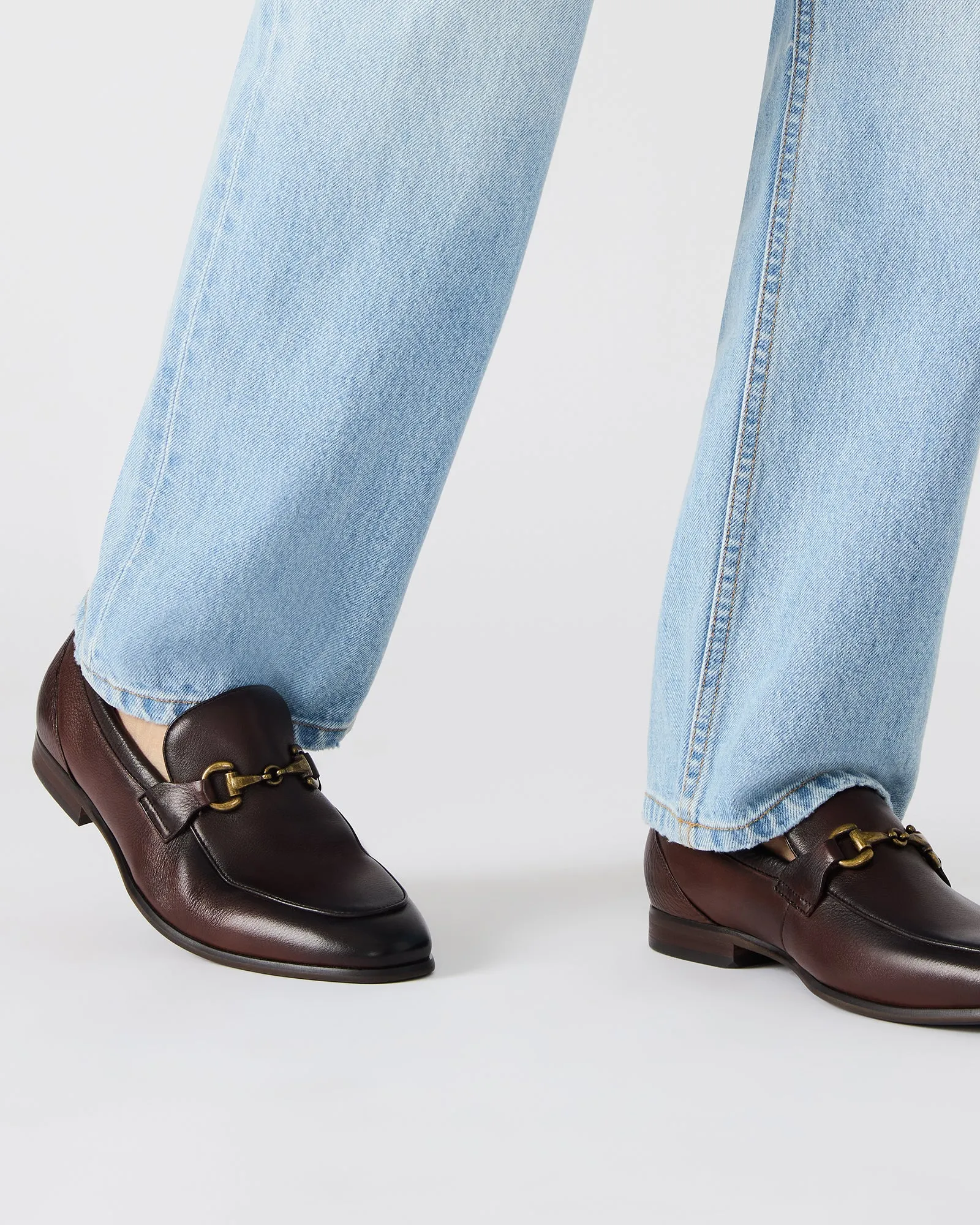 Corduroy Loafers JAYSHAN BROWN LEATHER