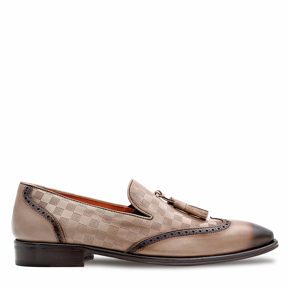 Slip On Fisherman Sandals Embossed Tassel Slip On