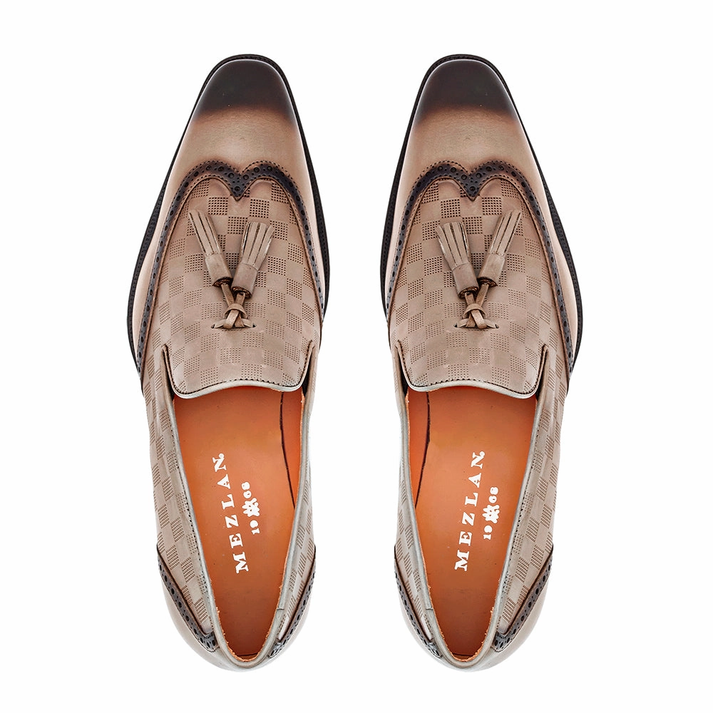 Athletic Slip On Sandals Embossed Tassel Slip On