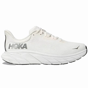 Men's Hoka Arahi 7, Blanc De Blanc/Steel Wool, 10 D Medium Best Shoes For Beginners