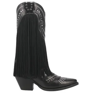 Proenza Boots Gypsy Studded Fringe Metallic Snip Toe Cowboy Boots