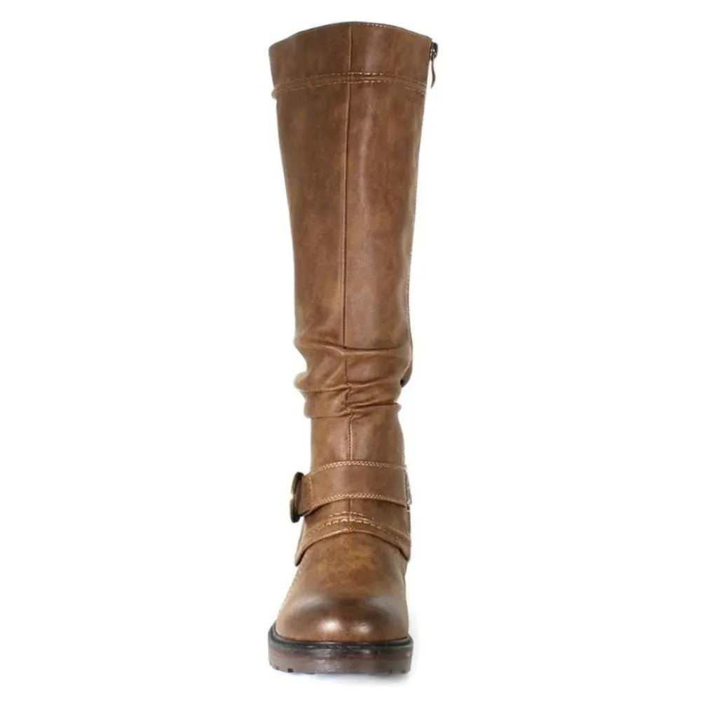 Wanderlust Fiona-3 Dark Tan Tall Boot (Women's) Tall Boots Riding