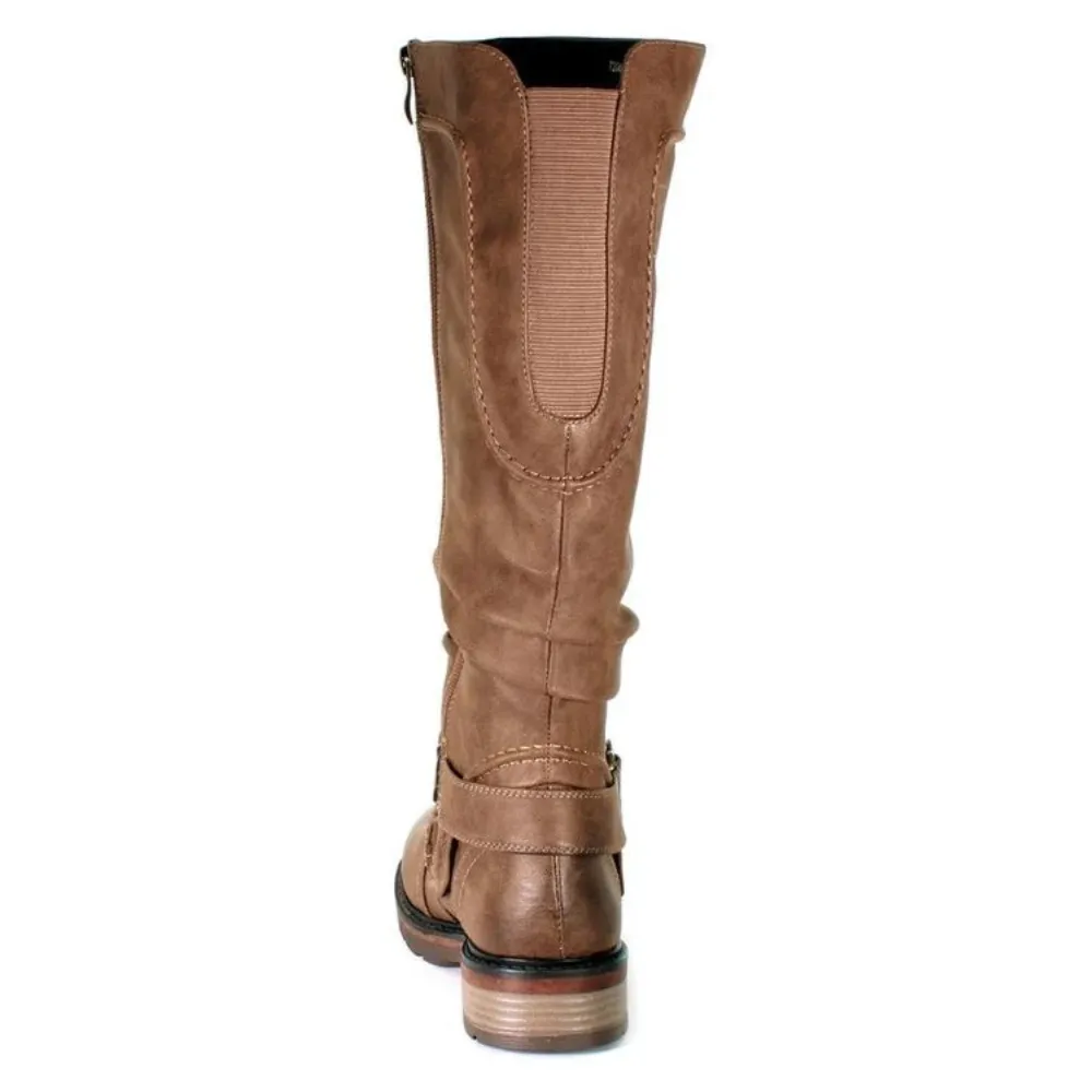 Drake Boots Wanderlust Fiona-3 Dark Tan Tall Boot (Women's)