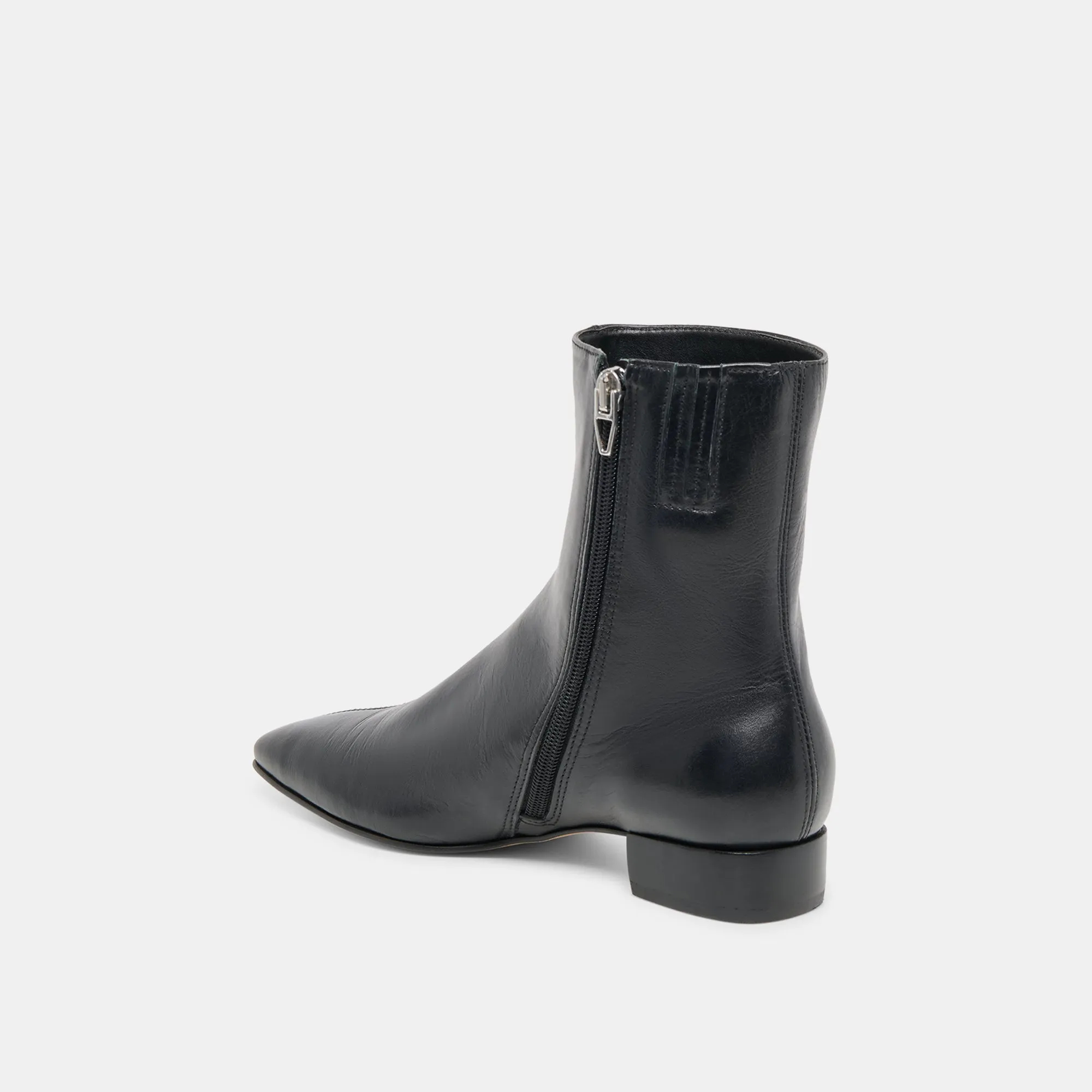 TARINE BOOTIES BLACK LEATHER Dan Post Work Boots