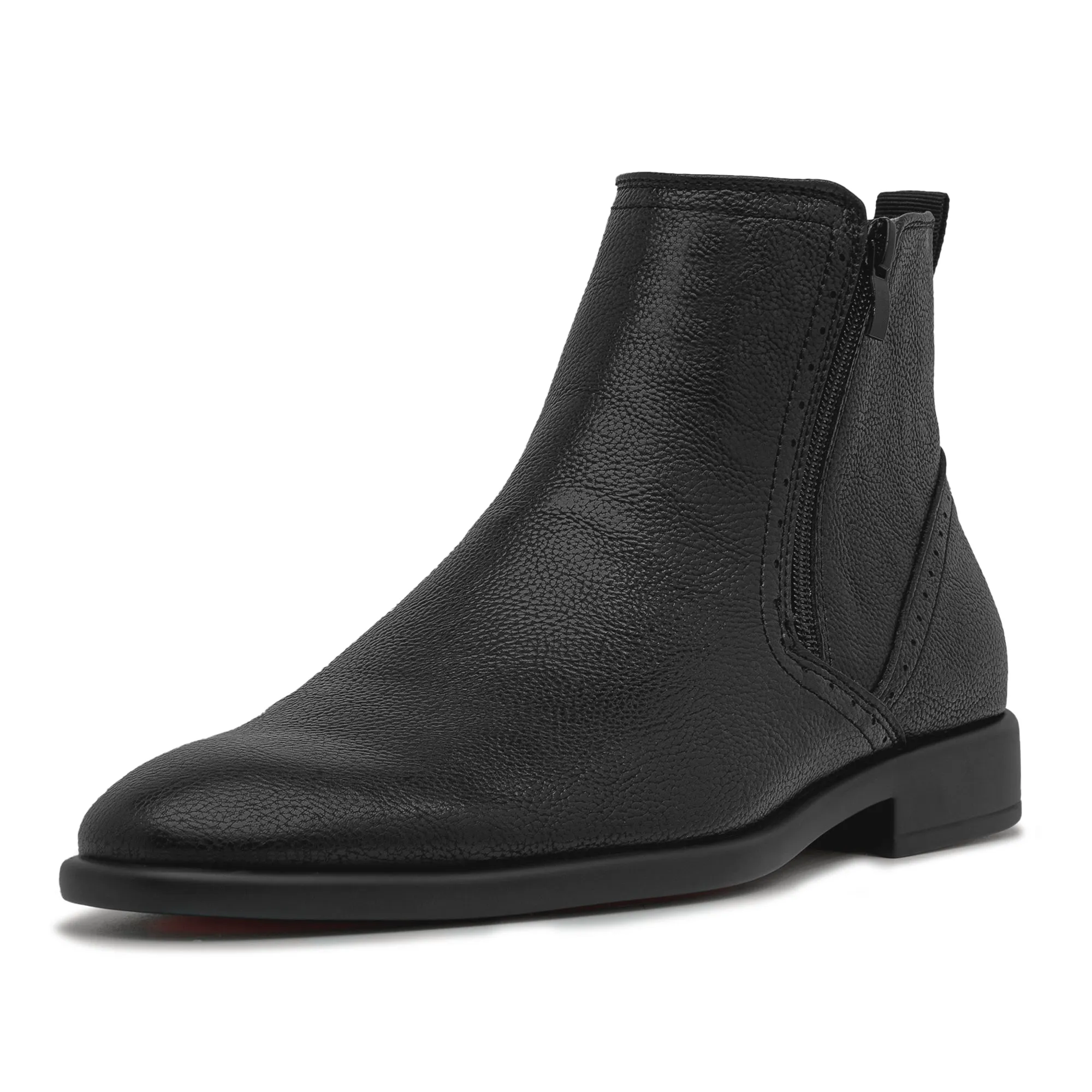 Cute Snow Boots Tayno The Coupe Leather Chelsea Boot Black