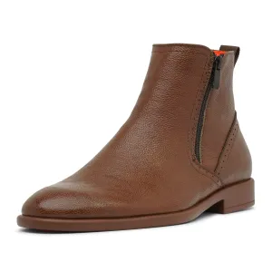 Tayno The Coupe Leather Chelsea Boot Cognac Best Chelsea Boots London