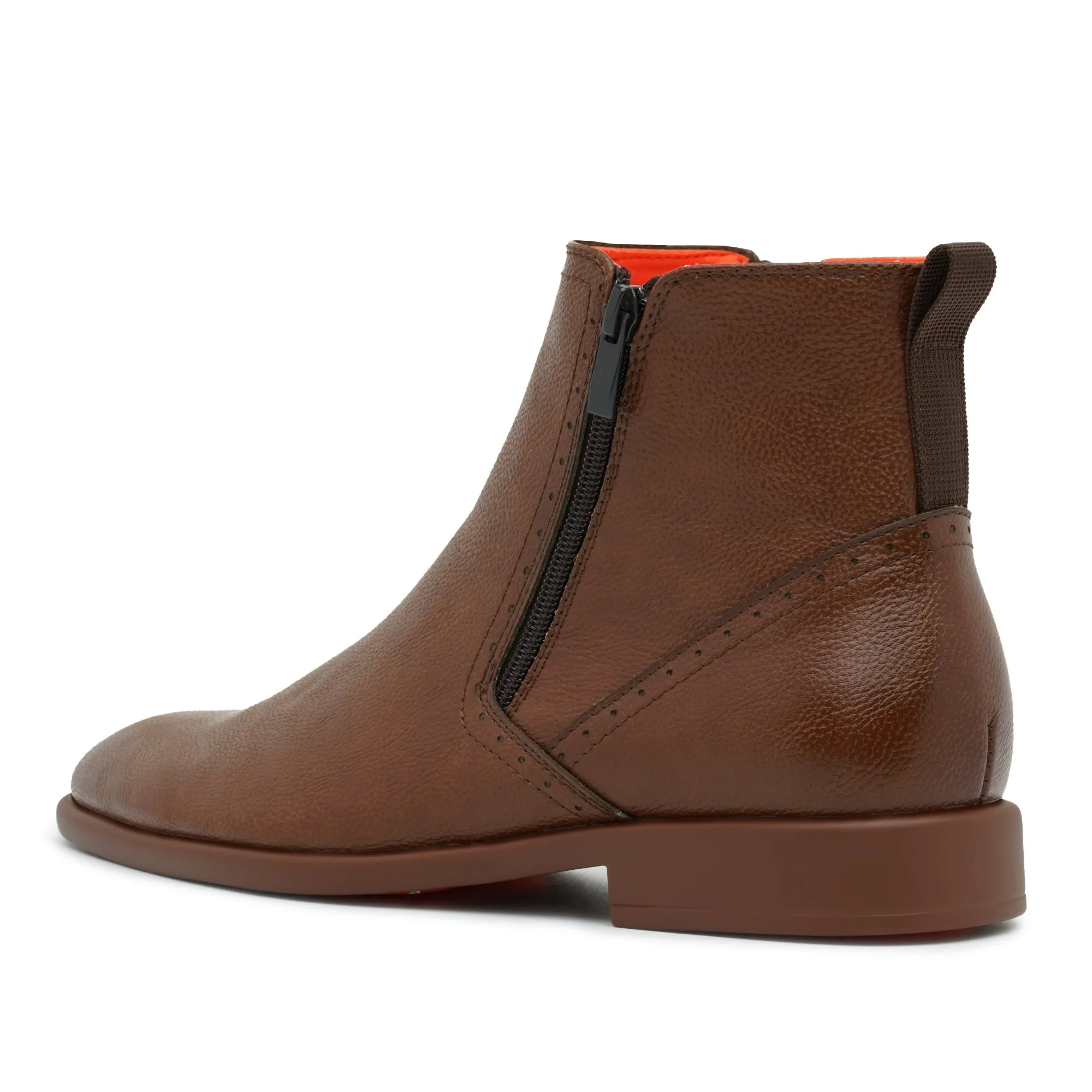 Tayno The Coupe Leather Chelsea Boot Cognac Chelsea Boots In The Rain