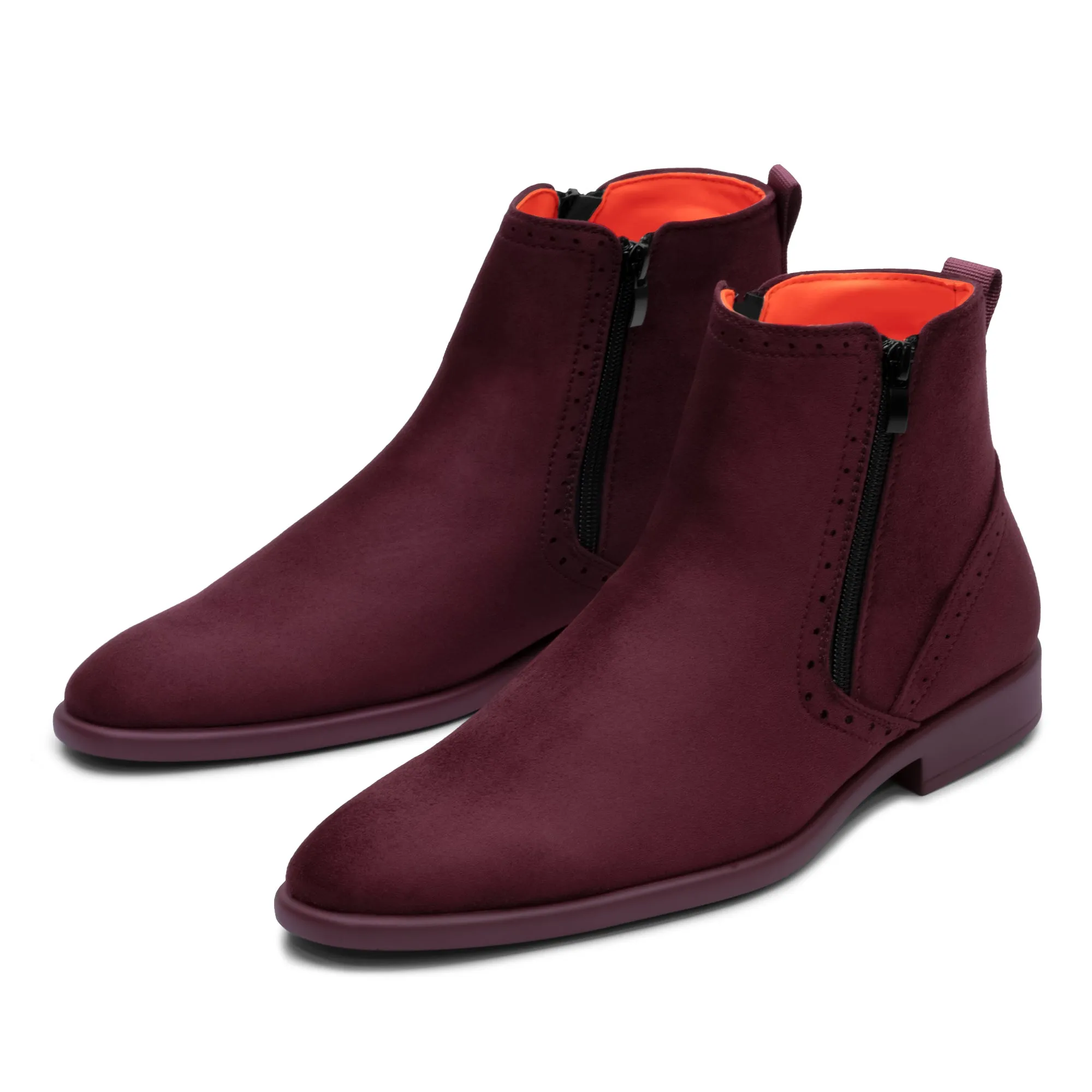 Tayno The Coupe Suede Chelsea Boot Wine Boots Poem