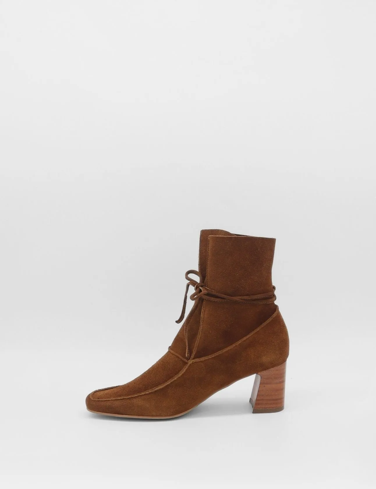 Awakening ankle boots in brown suede leather womens shoes Steve Madden Chunky Boots