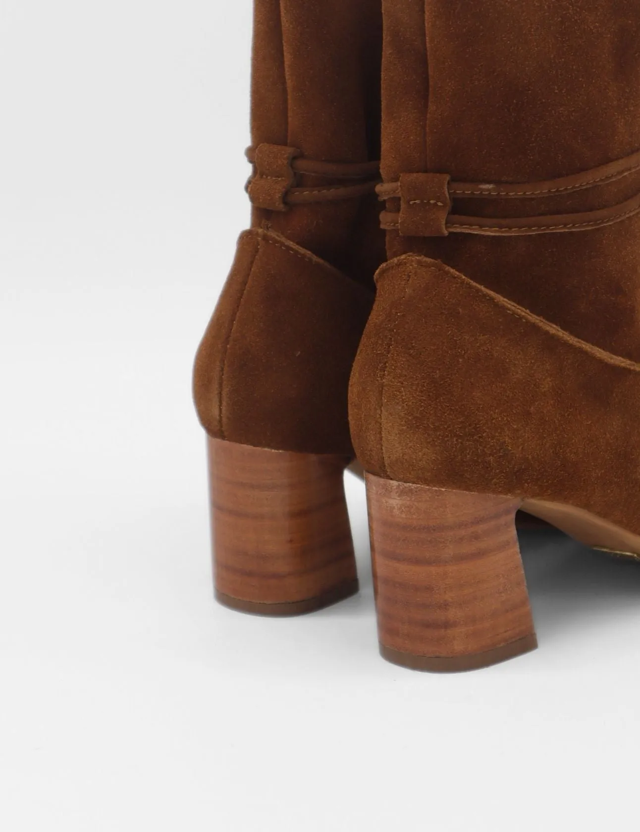 Lacrosse Muck Boots Awakening ankle boots in brown suede leather womens shoes