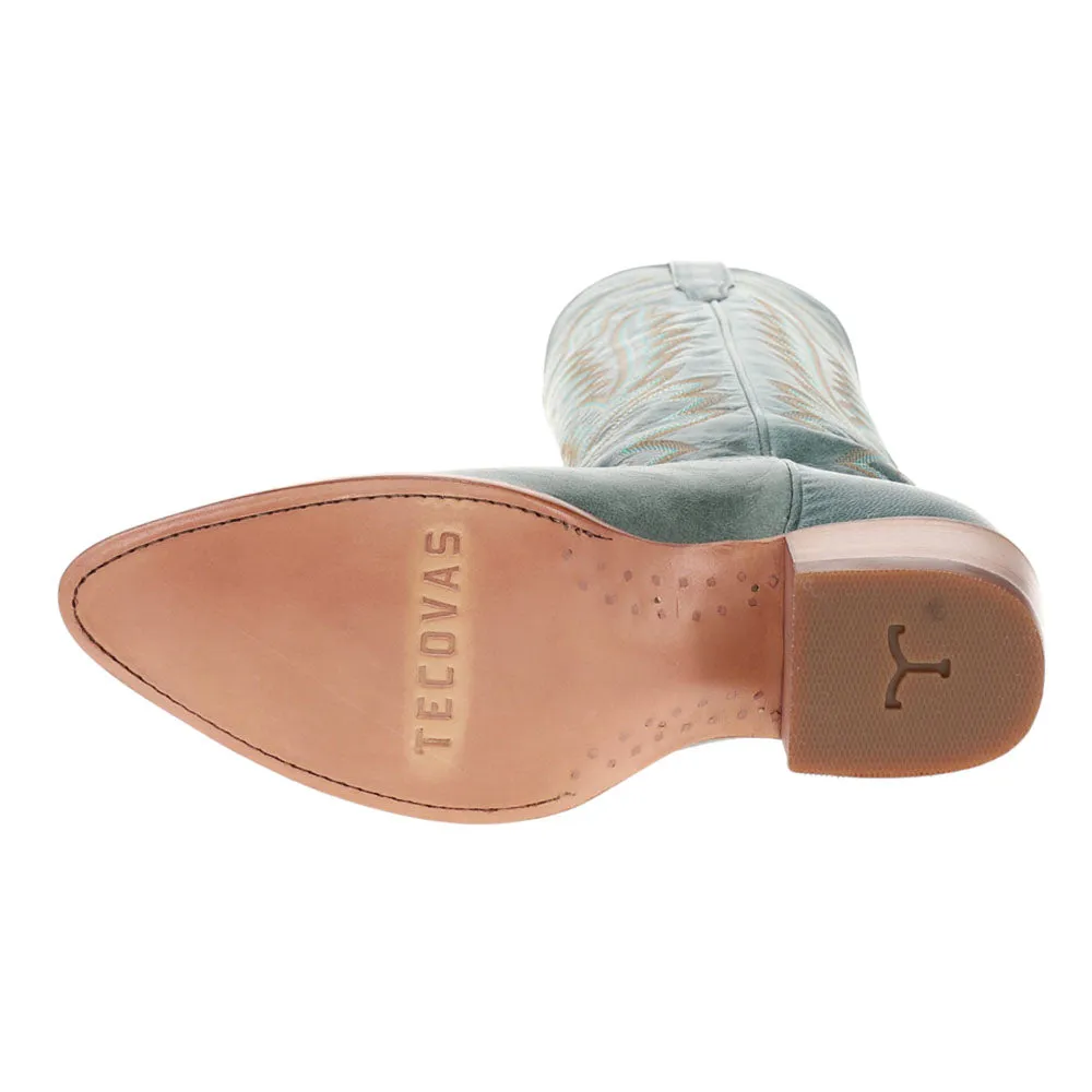 Kitten Heel Knee High Boots The Abby Round Toe Cowboy Boots