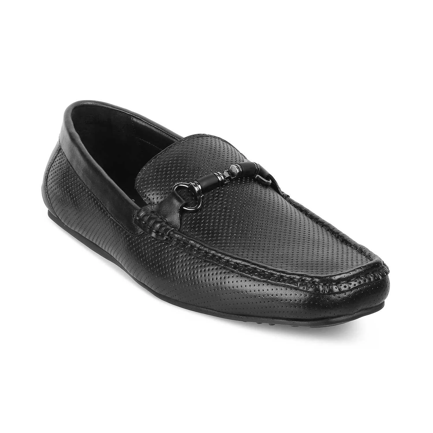 Menu The Cenew Black Men's Leather Loafers Tresmode