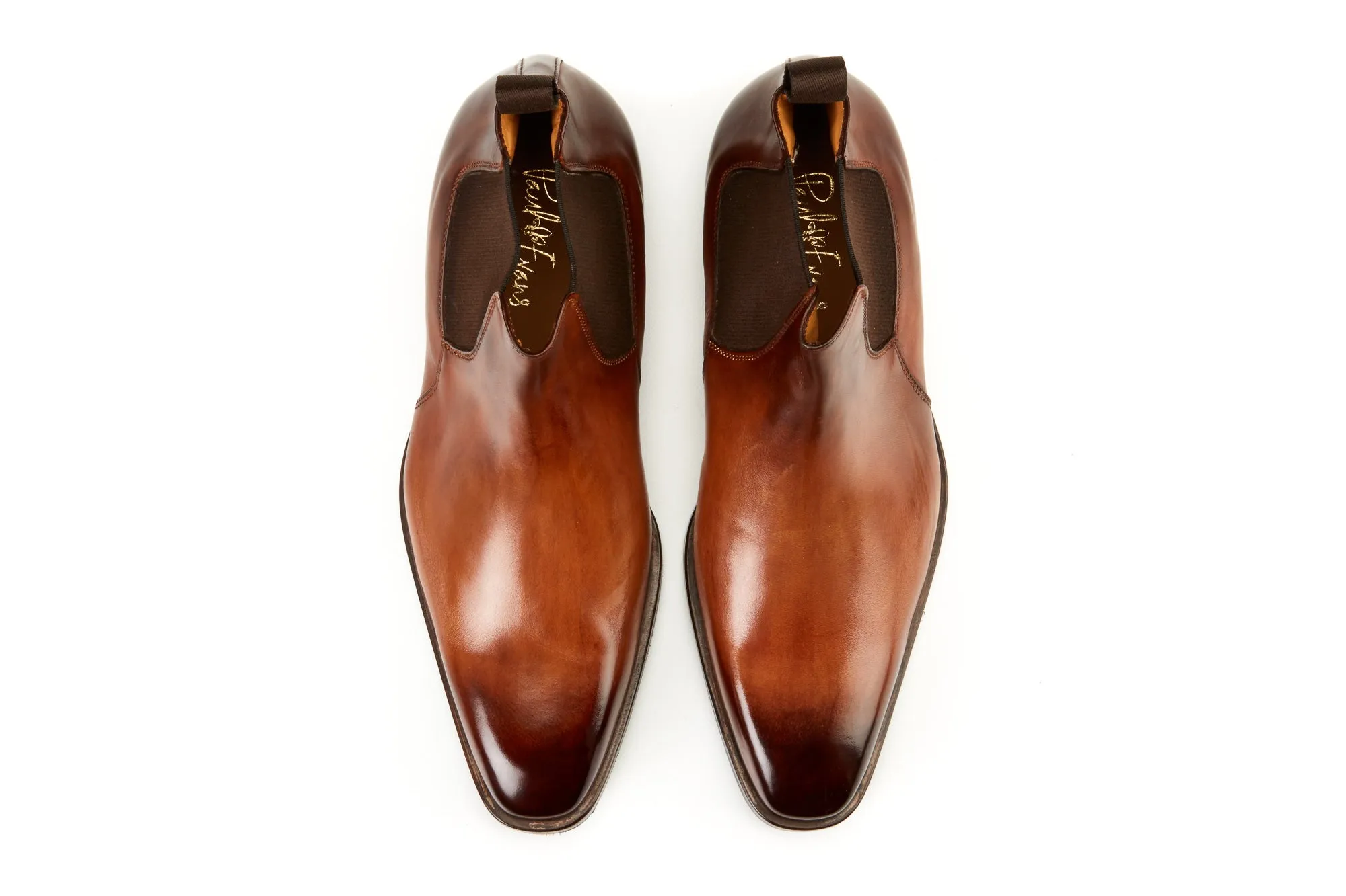 The Wayne Low-Cut Chelsea Boot - Marrone Marine Corps Boots