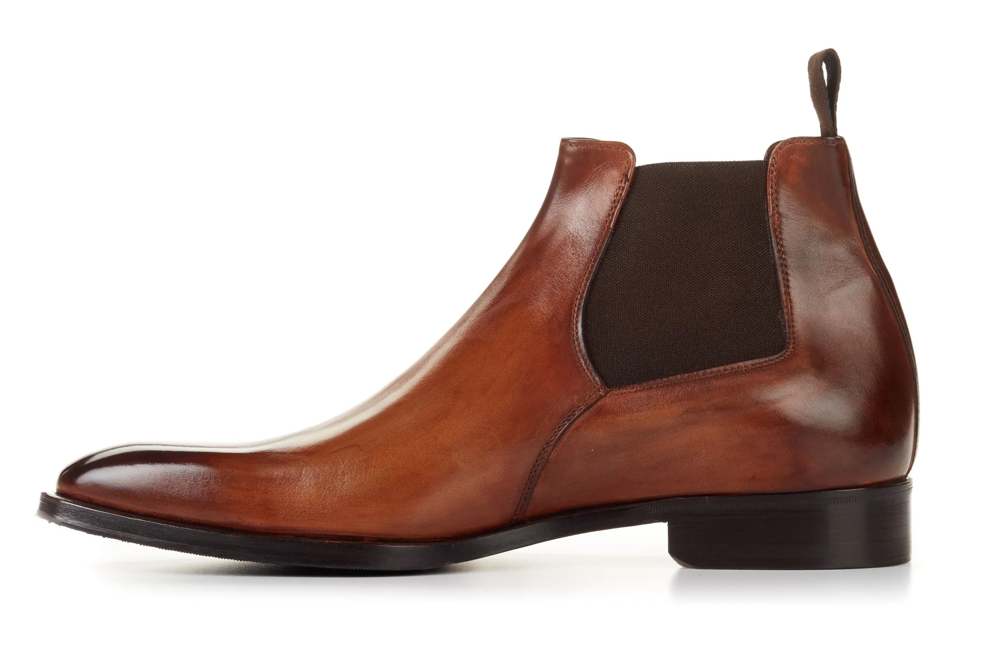 The Wayne Low-Cut Chelsea Boot - Marrone Surgeons Boots