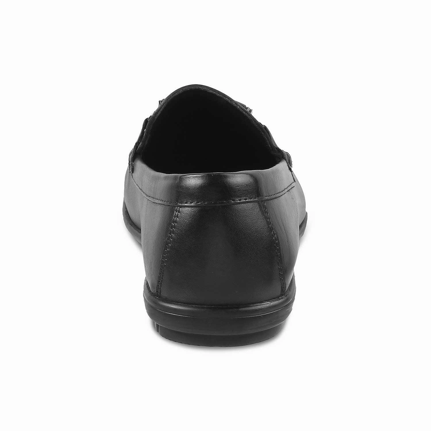 Childrens Loafers The Freccia Black Men's Leather Driving Loafers Tresmode