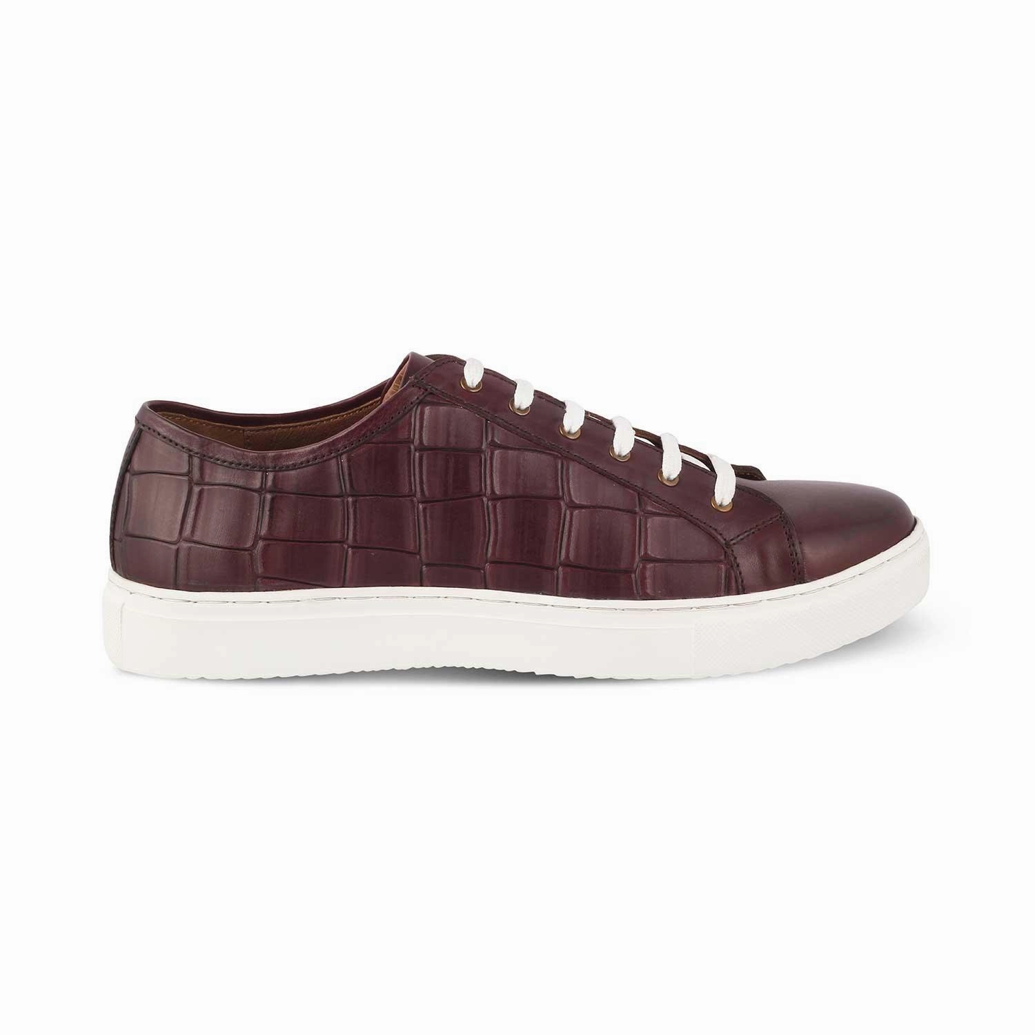 Style With Sneakers The Krun Wine Men's Sneakers Tresmode