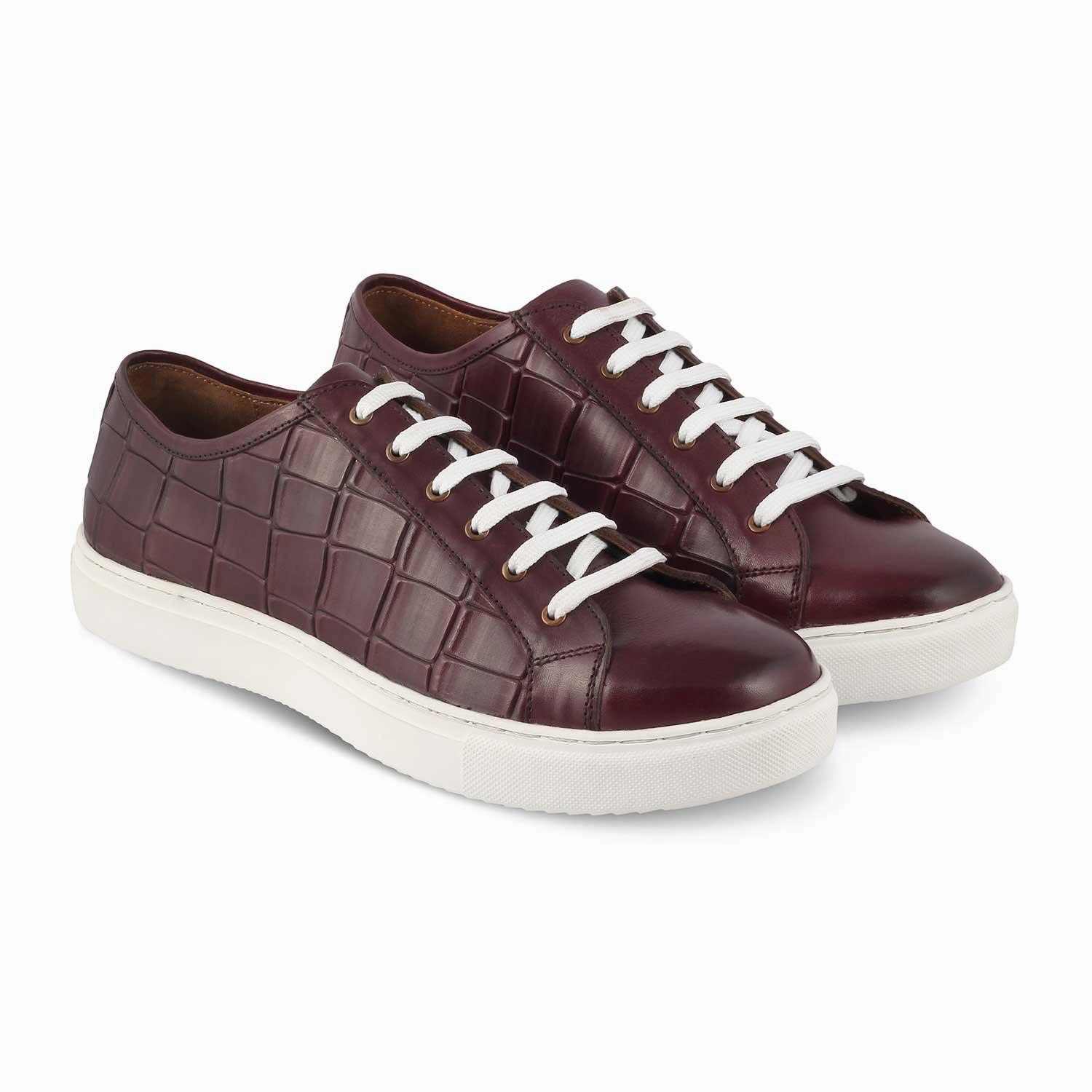 The Krun Wine Men's Sneakers Tresmode Suavs Sneakers