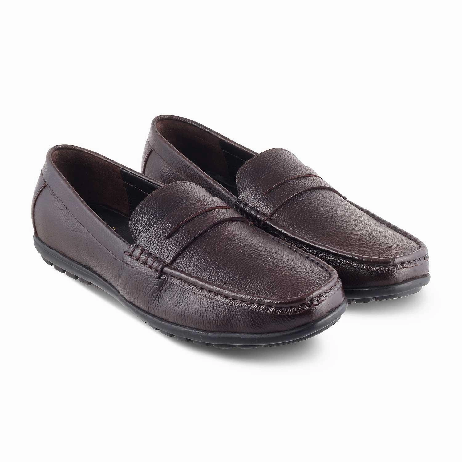 Velasca Loafers The Lemec Brown Men's Leather Penny Loafers Tresmode