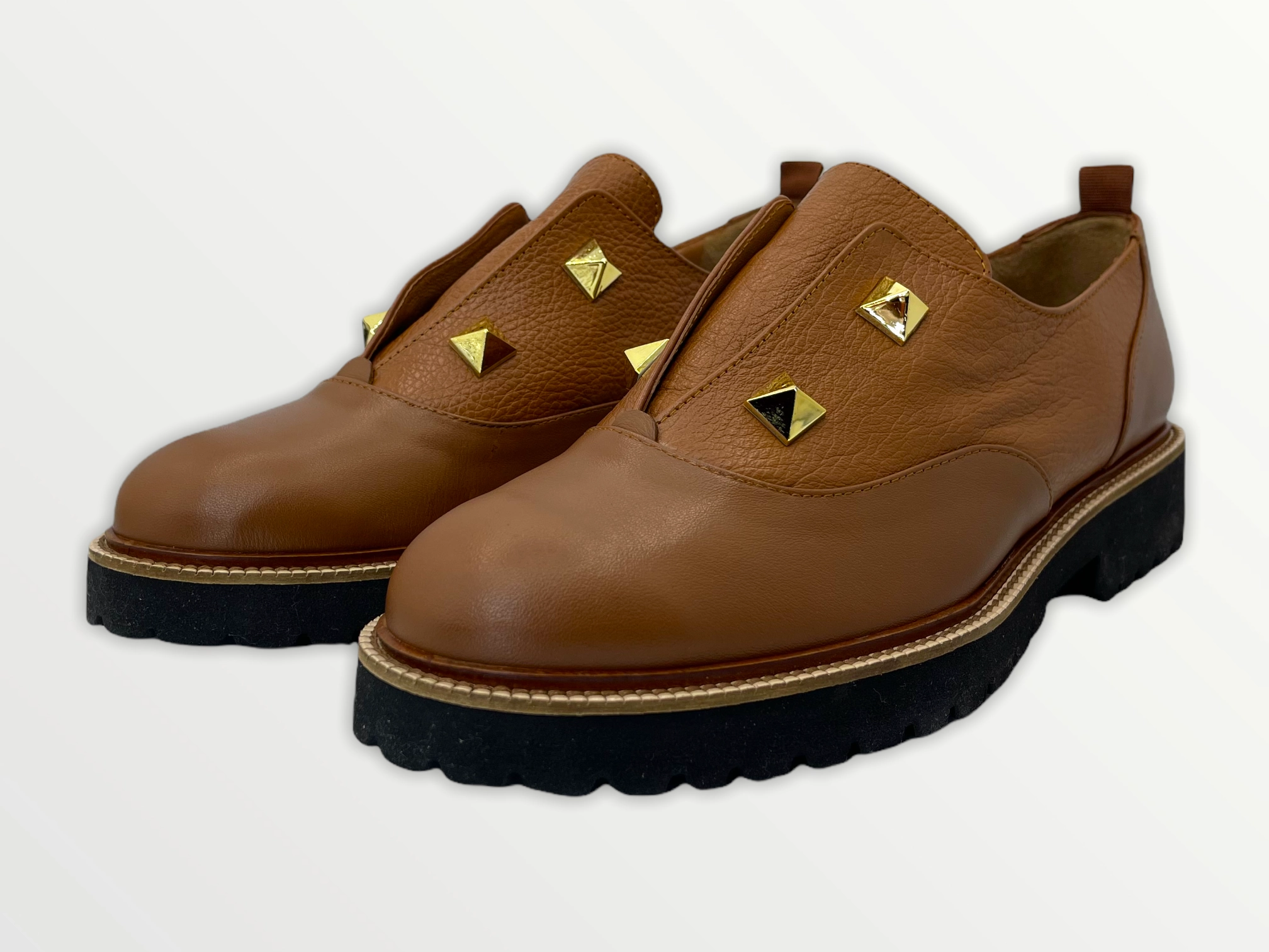 Running Shoes With Arch Support For Flat Feet The Tonza Tan Leather Flat Shoe Final Sale!