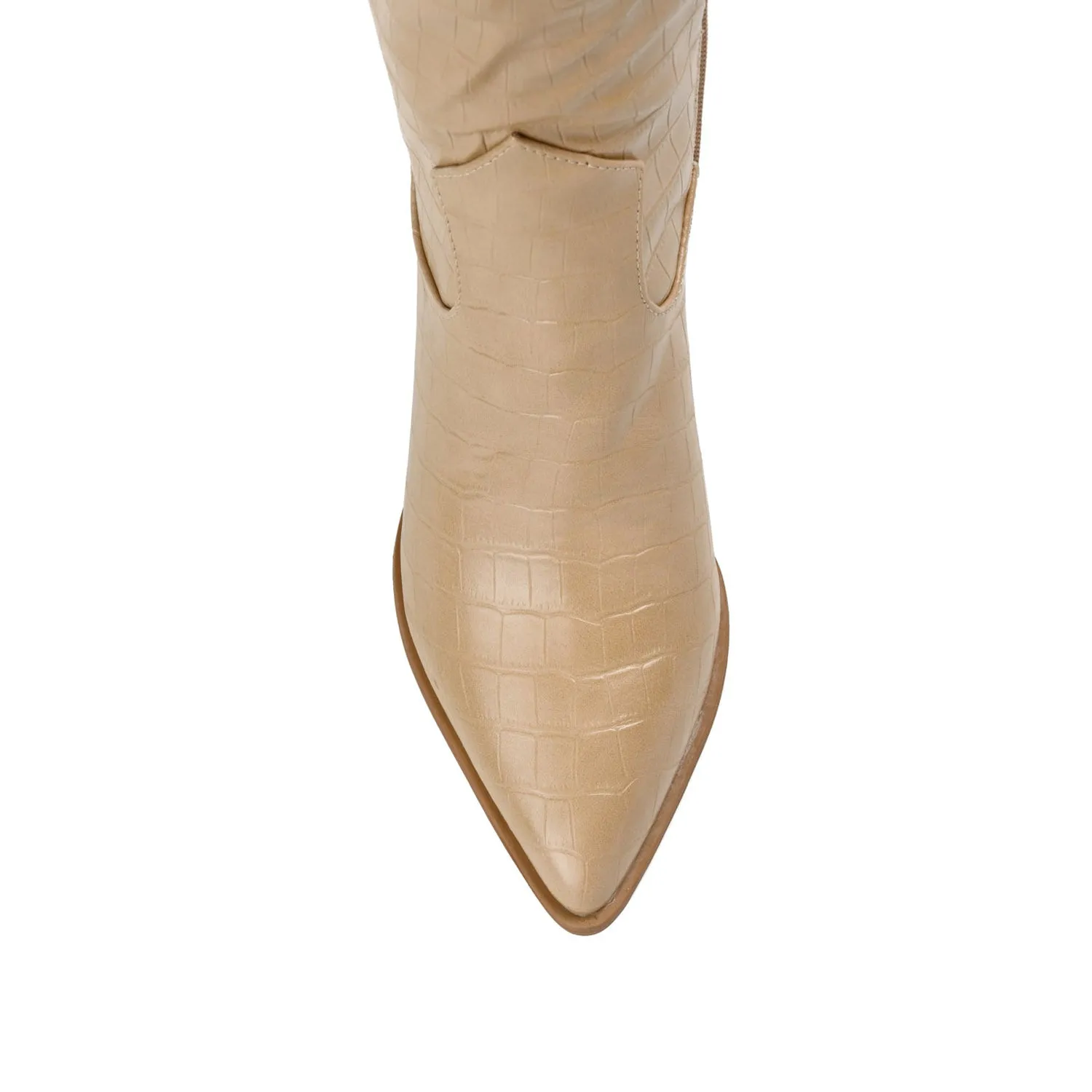 Full Grain Leather Boots THERESE BOOTS IN WIDE WIDTH (FOOTBED)