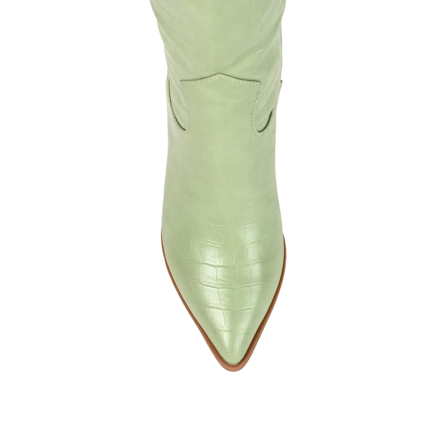 Tall Moto Boots THERESE BOOTS IN WIDE WIDTH (FOOTBED)