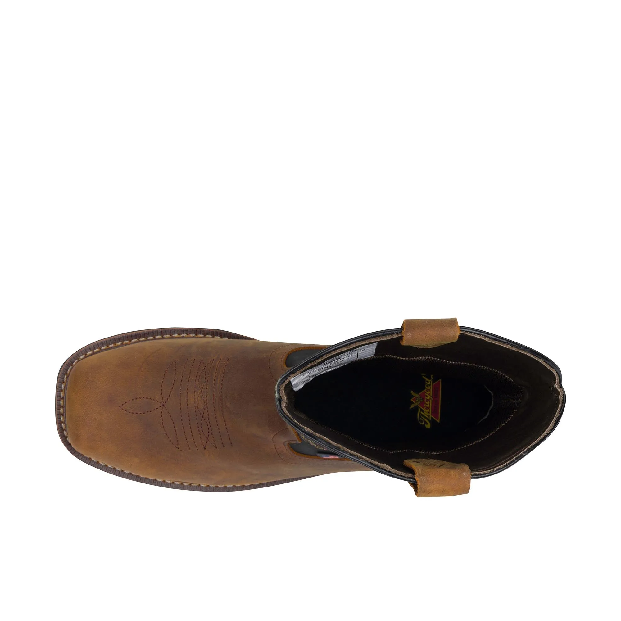 Ds Chelsea Boots Thorogood 11 Inch Pull On Wellington Steel Toe Black Crazyhorse