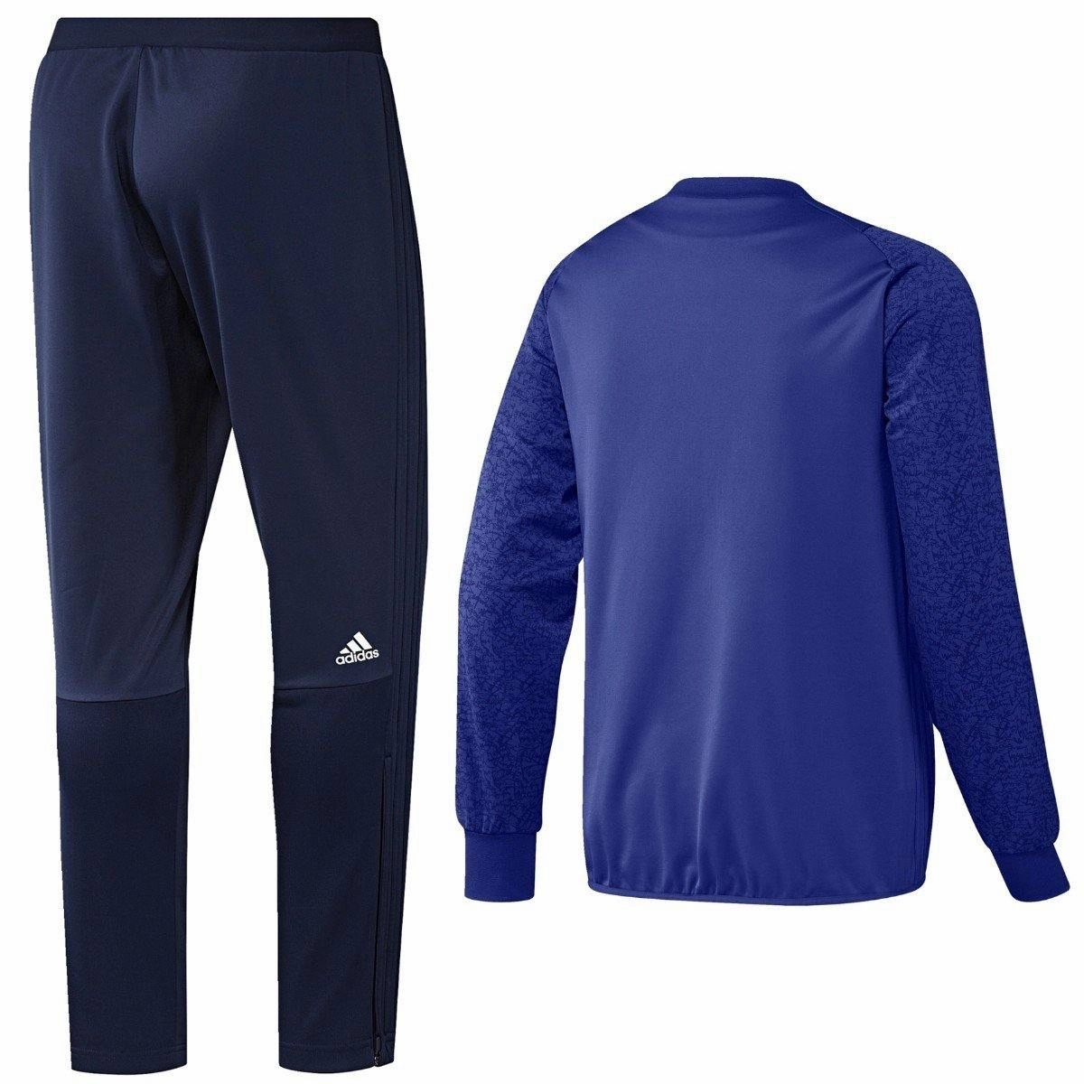 Chelsea Cups Blue Training Sweat Soccer Tracksuit 2016/17 - Adidas Wide Calf Knee Boots