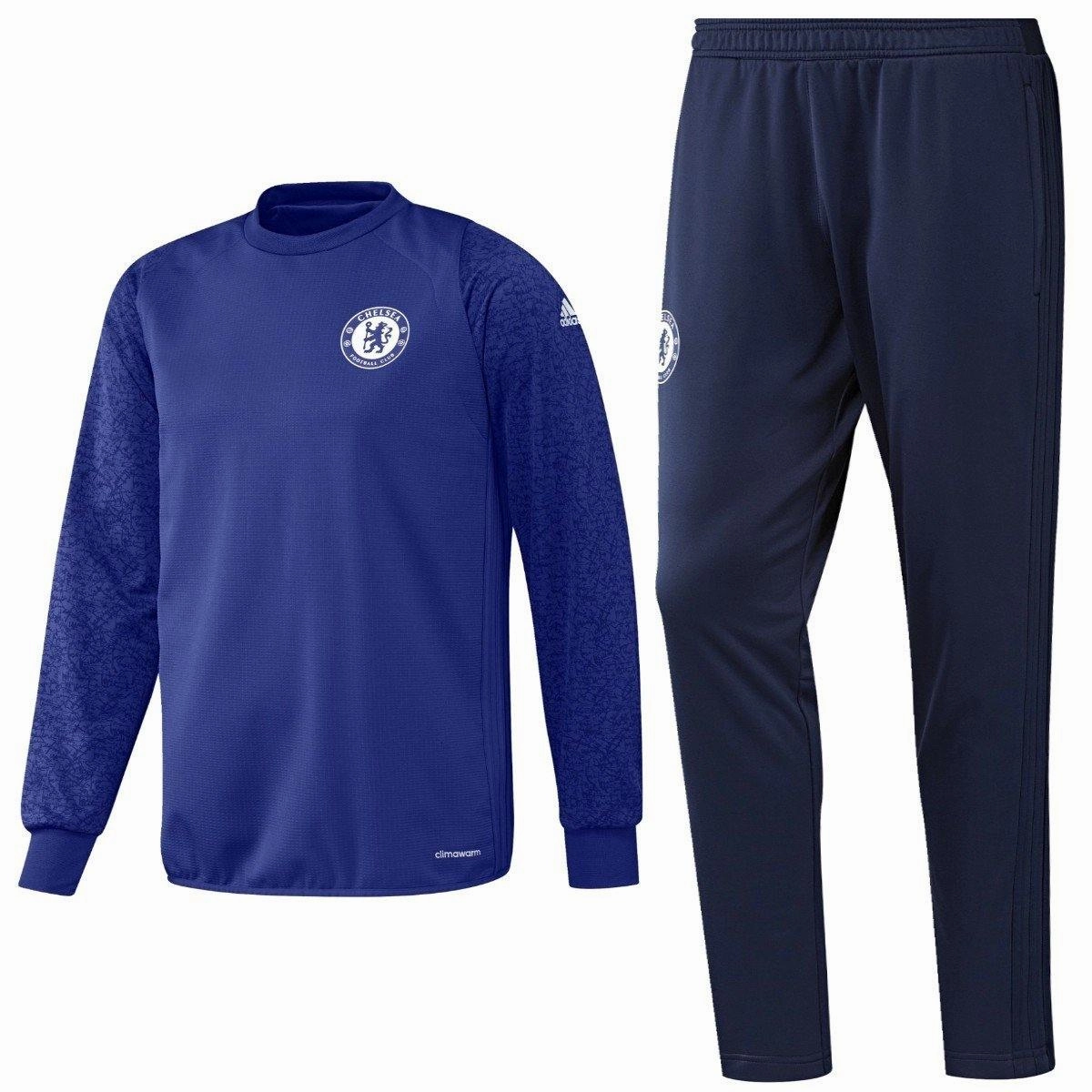 Knee High Chunky Platform Boots Chelsea Cups Blue Training Sweat Soccer Tracksuit 2016/17 - Adidas