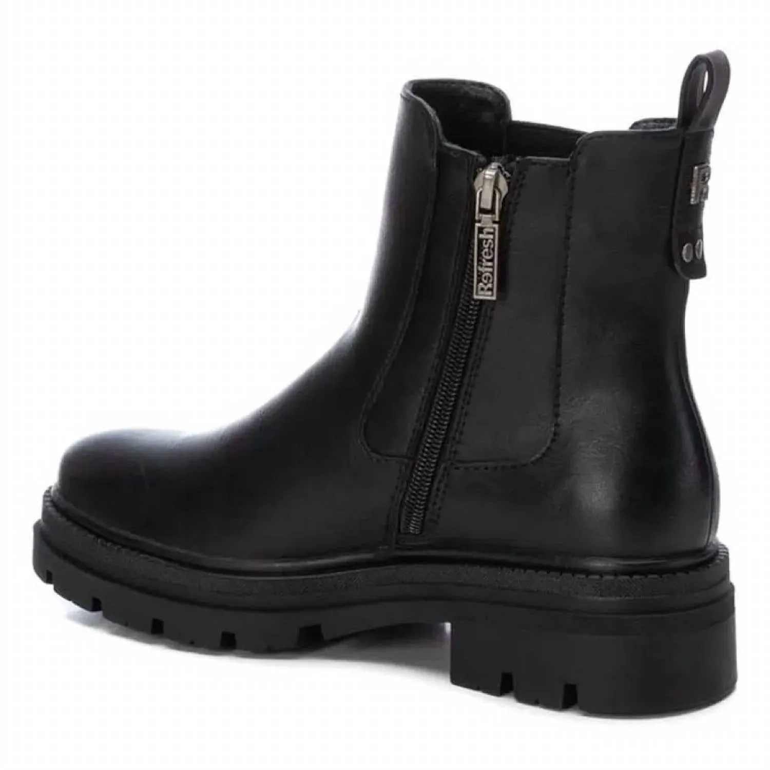Chunky Combat Boots Women's Chelsea Boots In Black