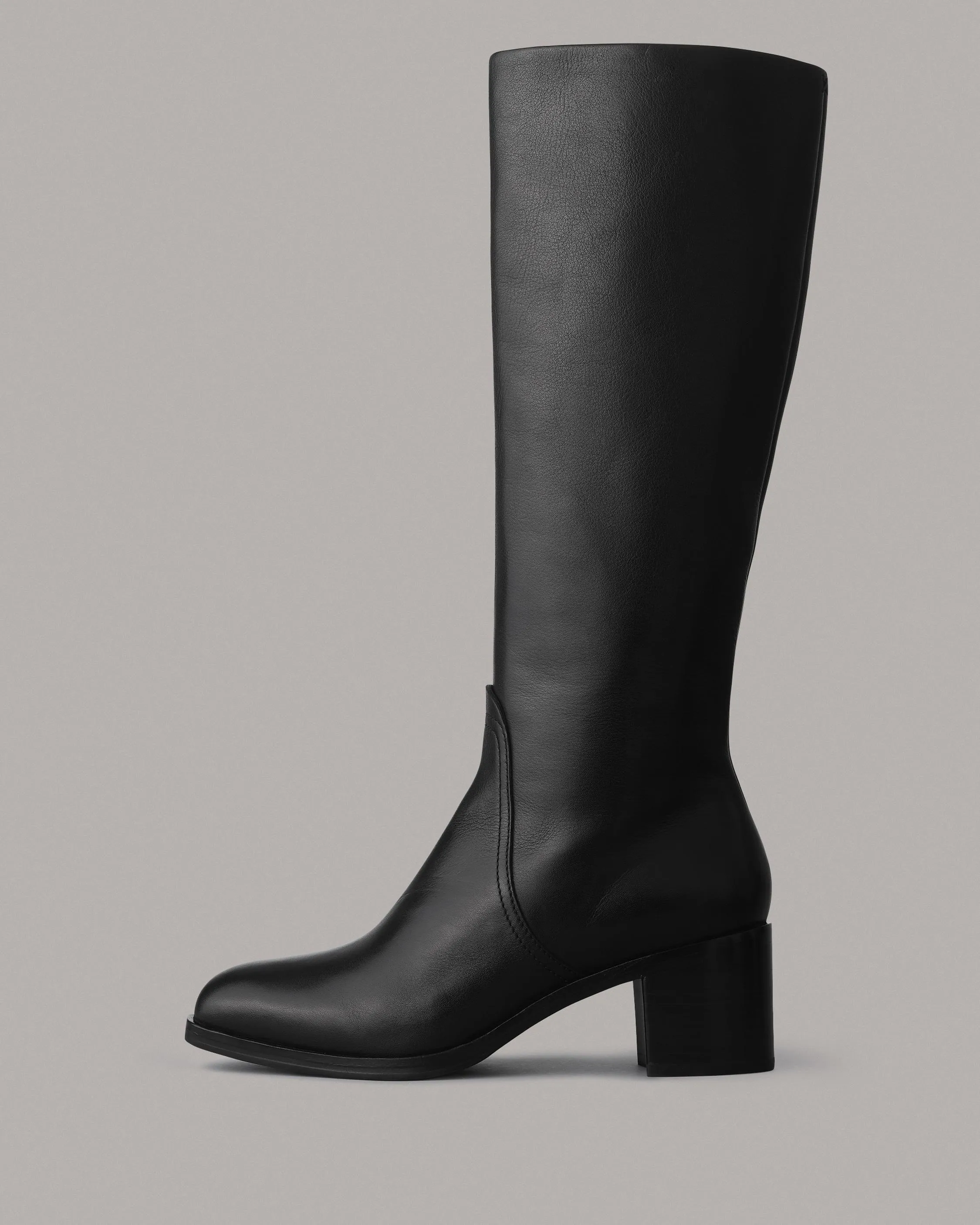 Thigh Length Leather Boots Hazel Tall Boots
