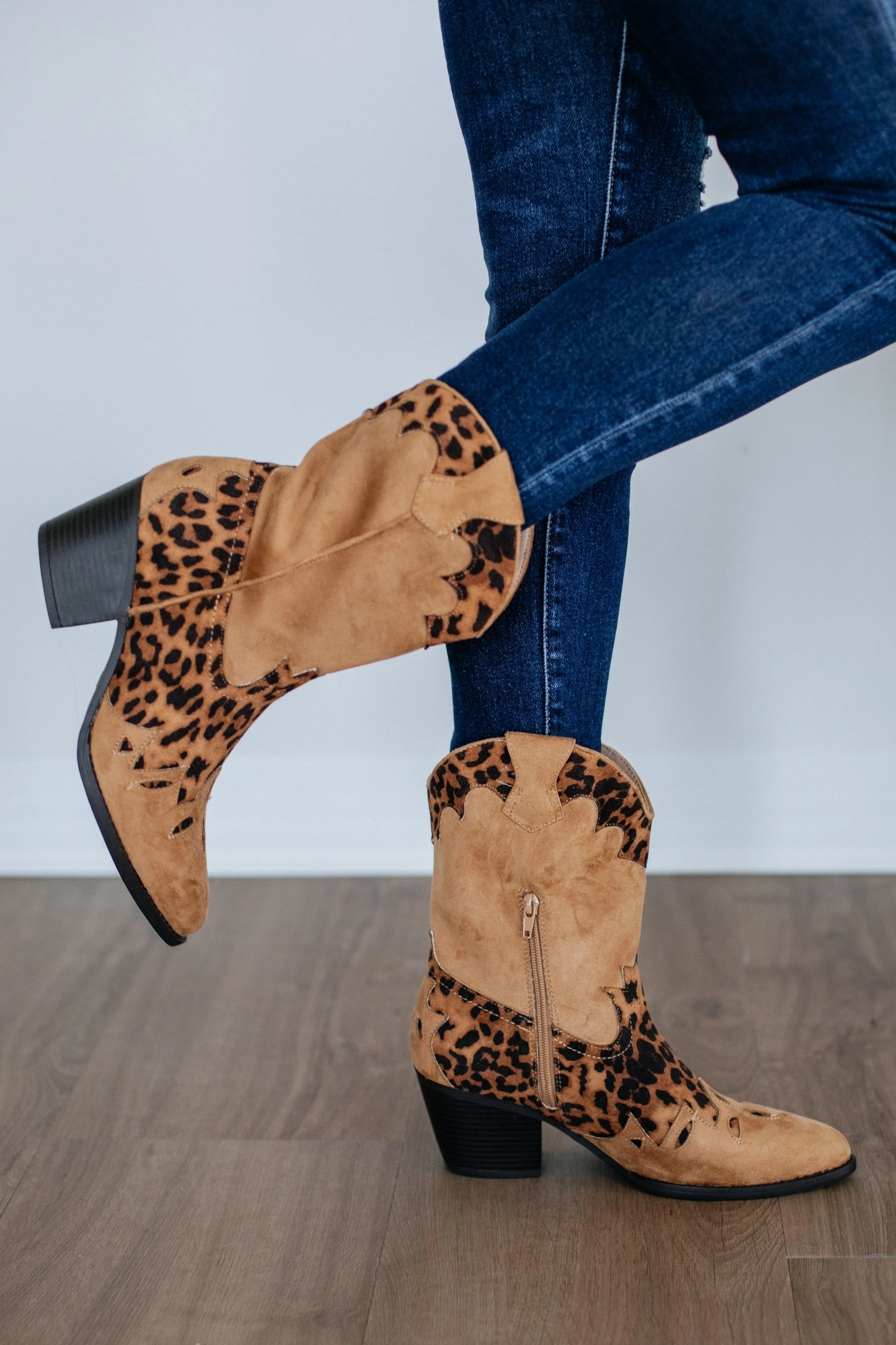 Made For You Cowgirl Boots Chunky Platform Knee High Boots