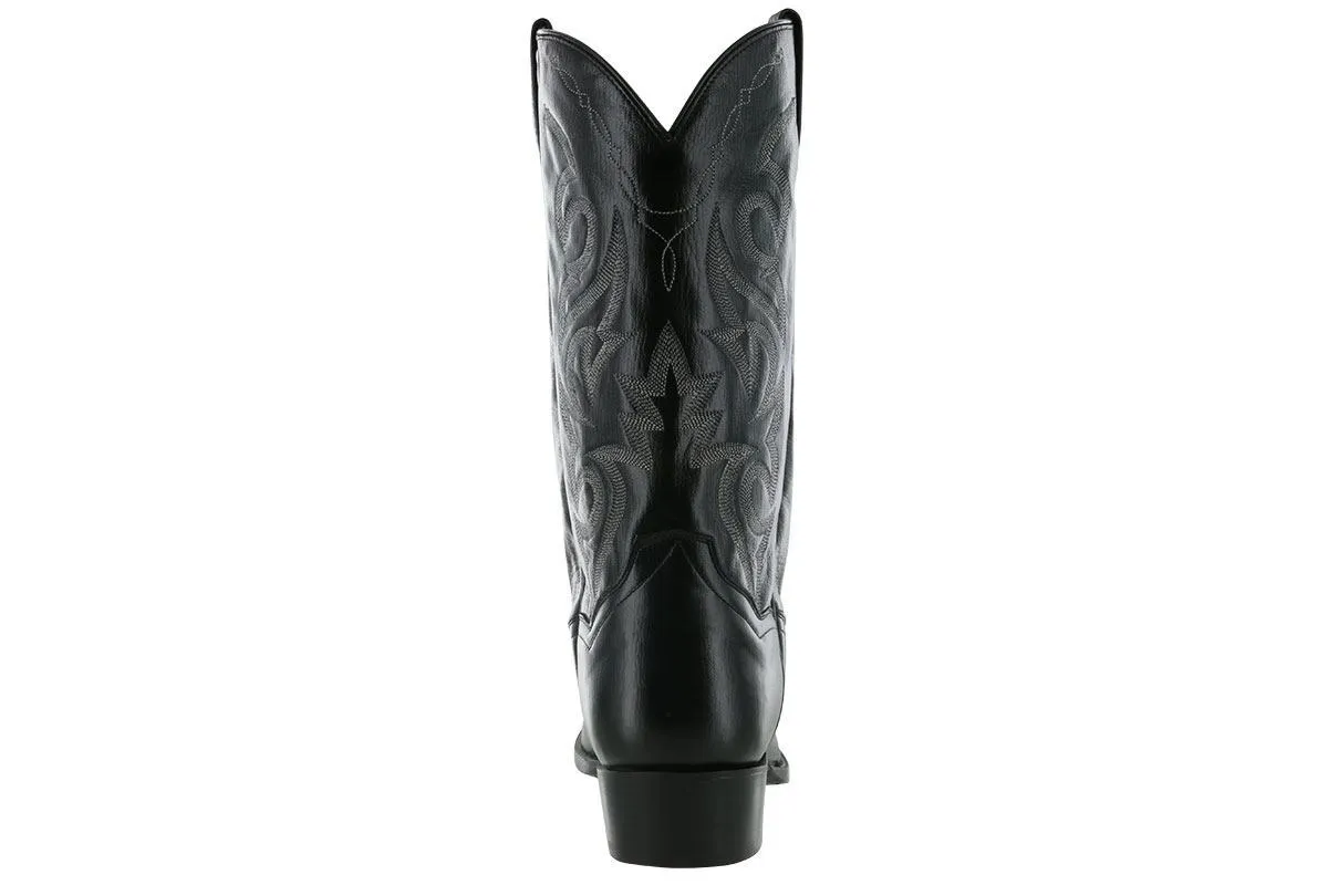 Dan Post Milwaukee Soft Toe Western Boot Black Trench Boots