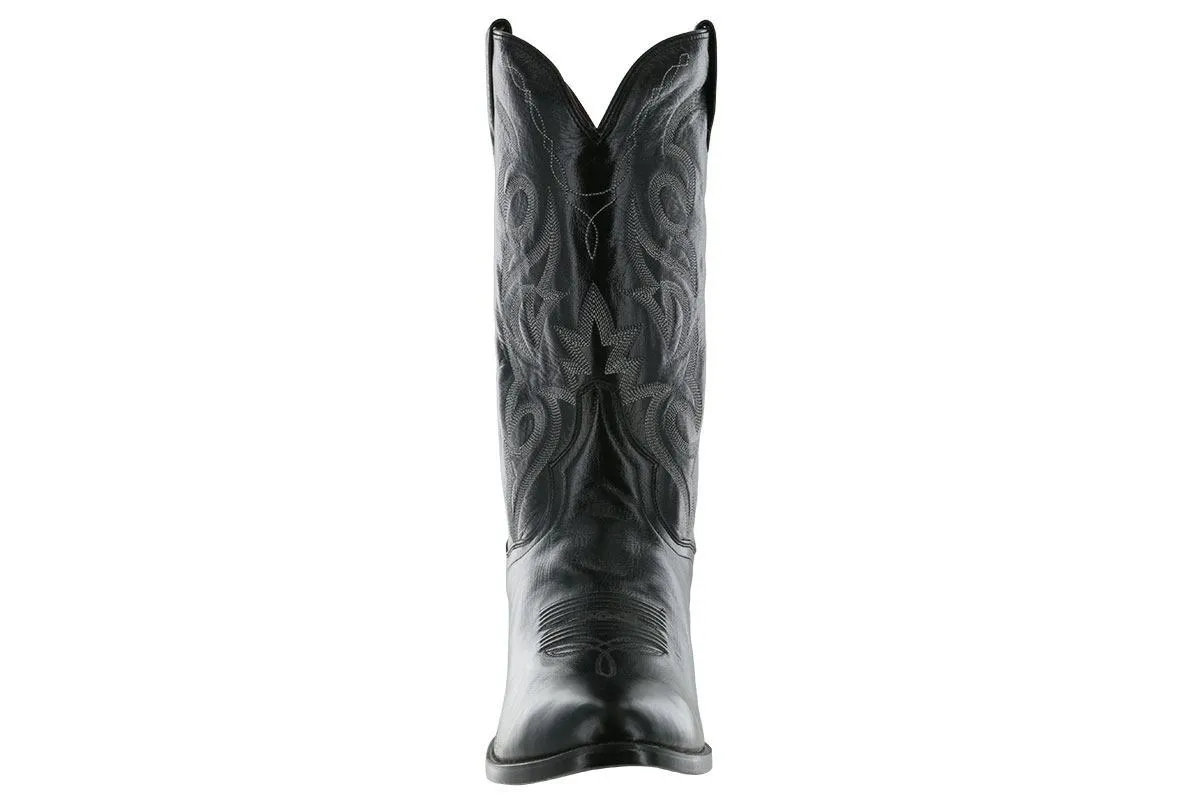 Fur Heel Boots Dan Post Milwaukee Soft Toe Western Boot Black