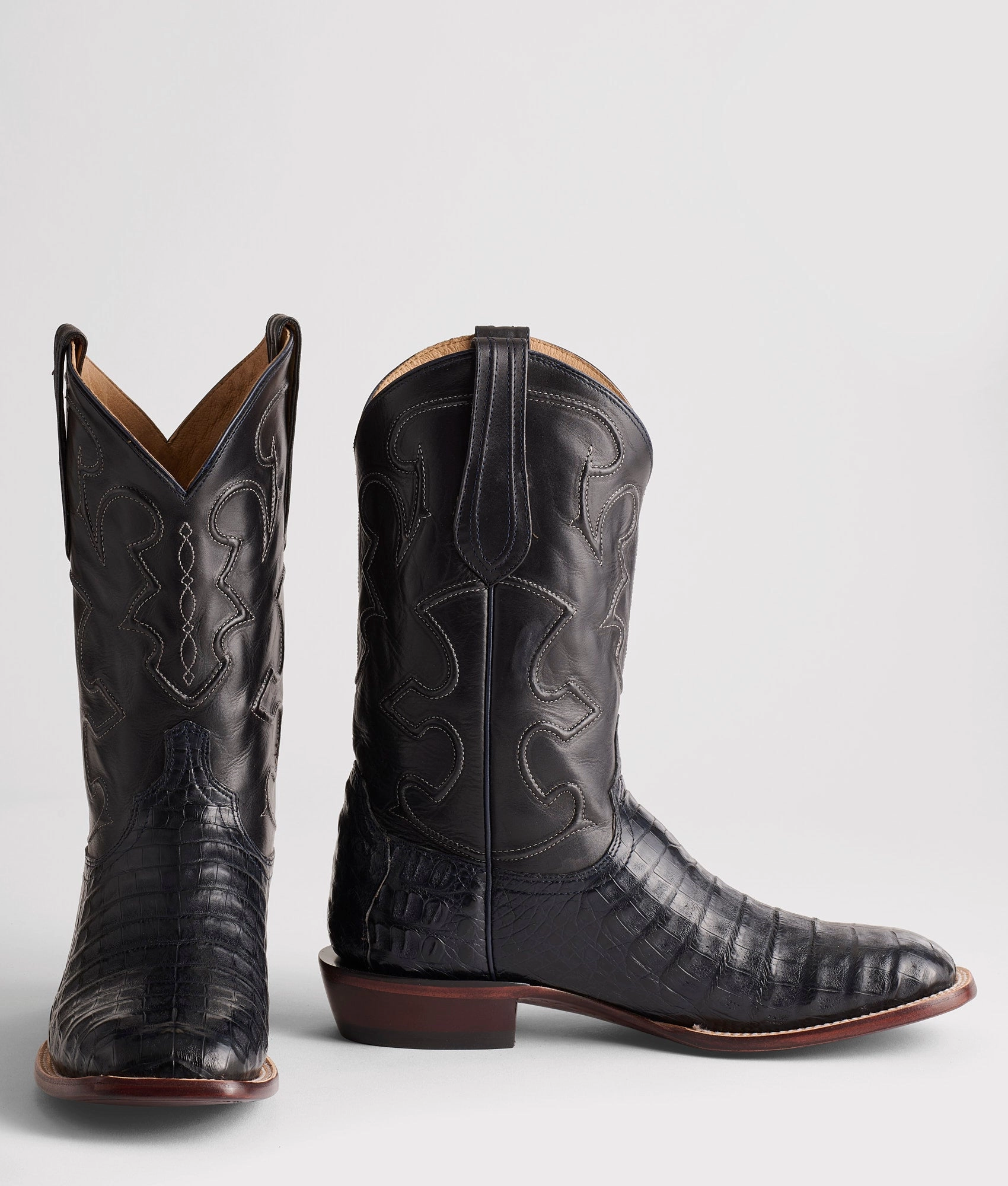 Charleston :: Navy Steel Toe Rain Boots