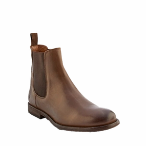 Frye Men's Tyler Chelsea Tan Western Bootie FR40158-TAN Lightweight Waterproof Hiking Boots