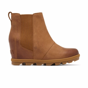 Sorel Women's Joan Rhapsody Chelsea Wedge - Velvet Tan/Gum Franks Boots