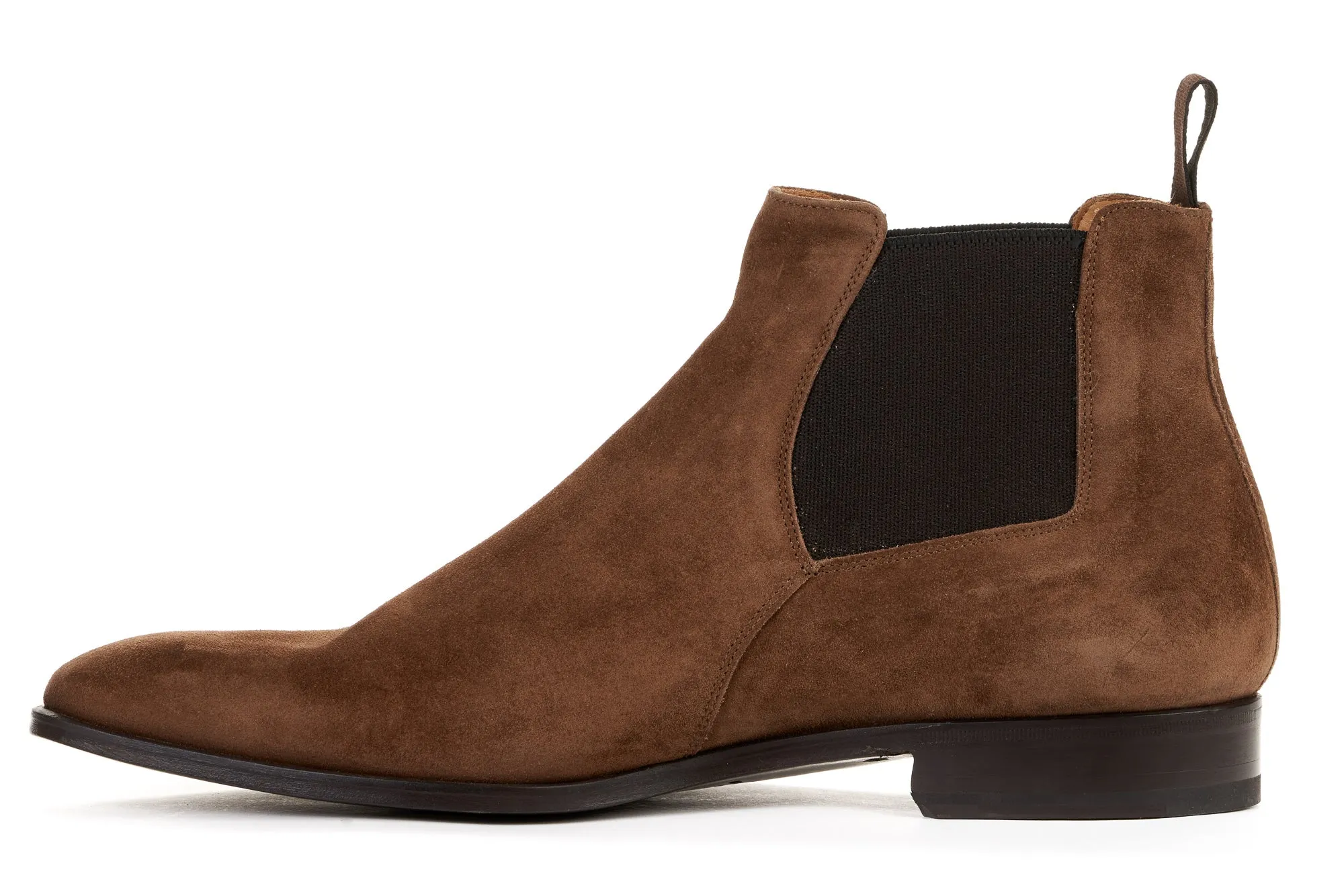 The Wayne Low-Cut Chelsea Boot - Martora Suede Casual Snow Boots