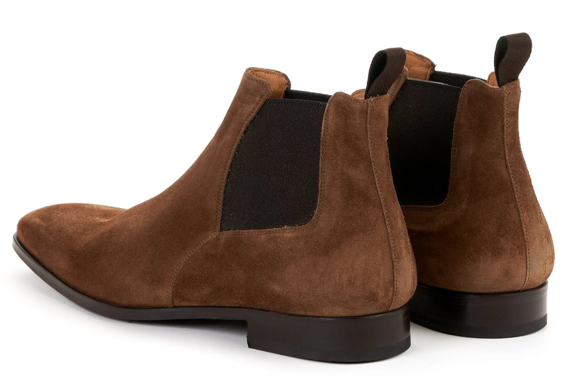 The Wayne Low-Cut Chelsea Boot - Martora Suede Camin Boots