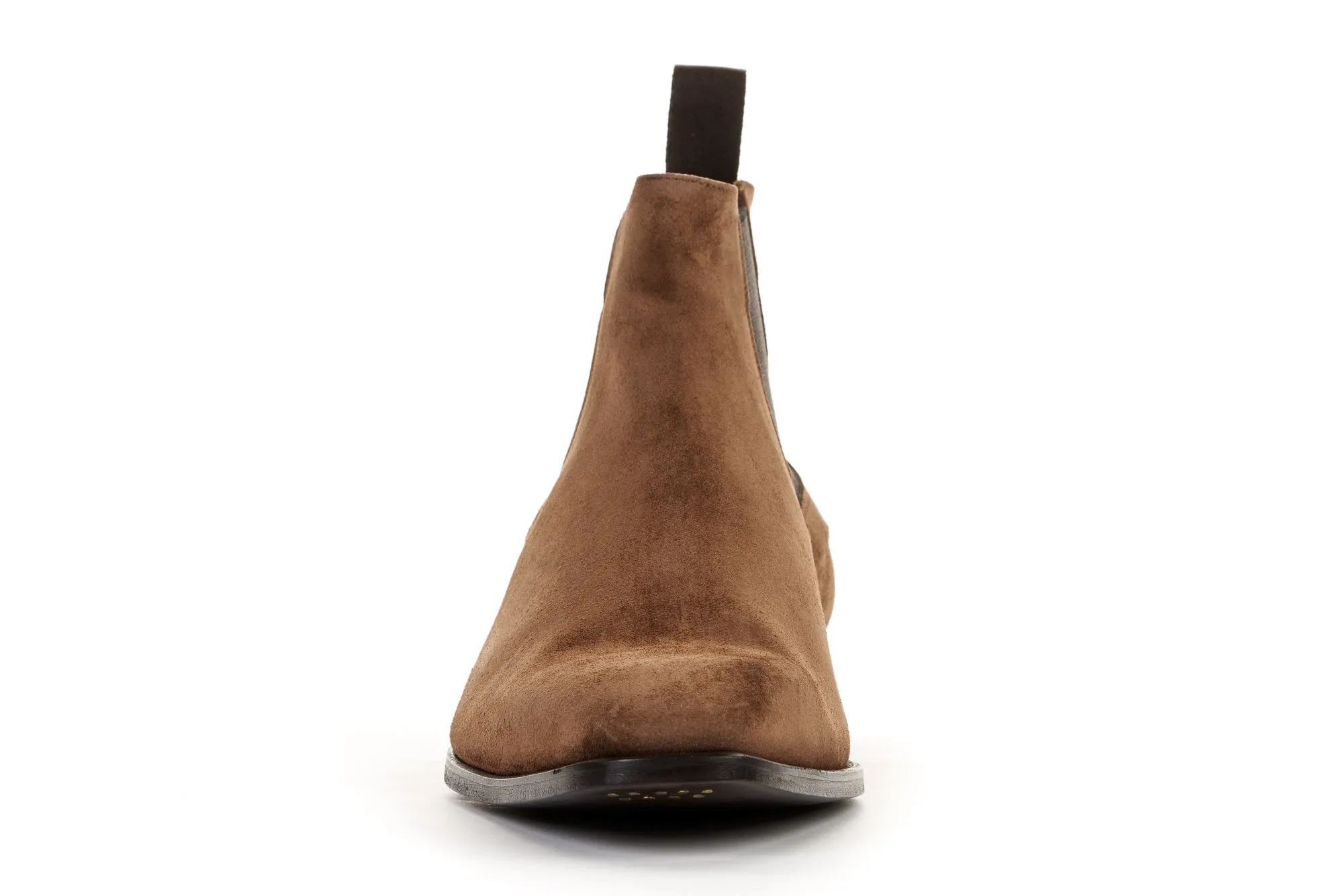 Boots Bow Back The Wayne Low-Cut Chelsea Boot - Martora Suede