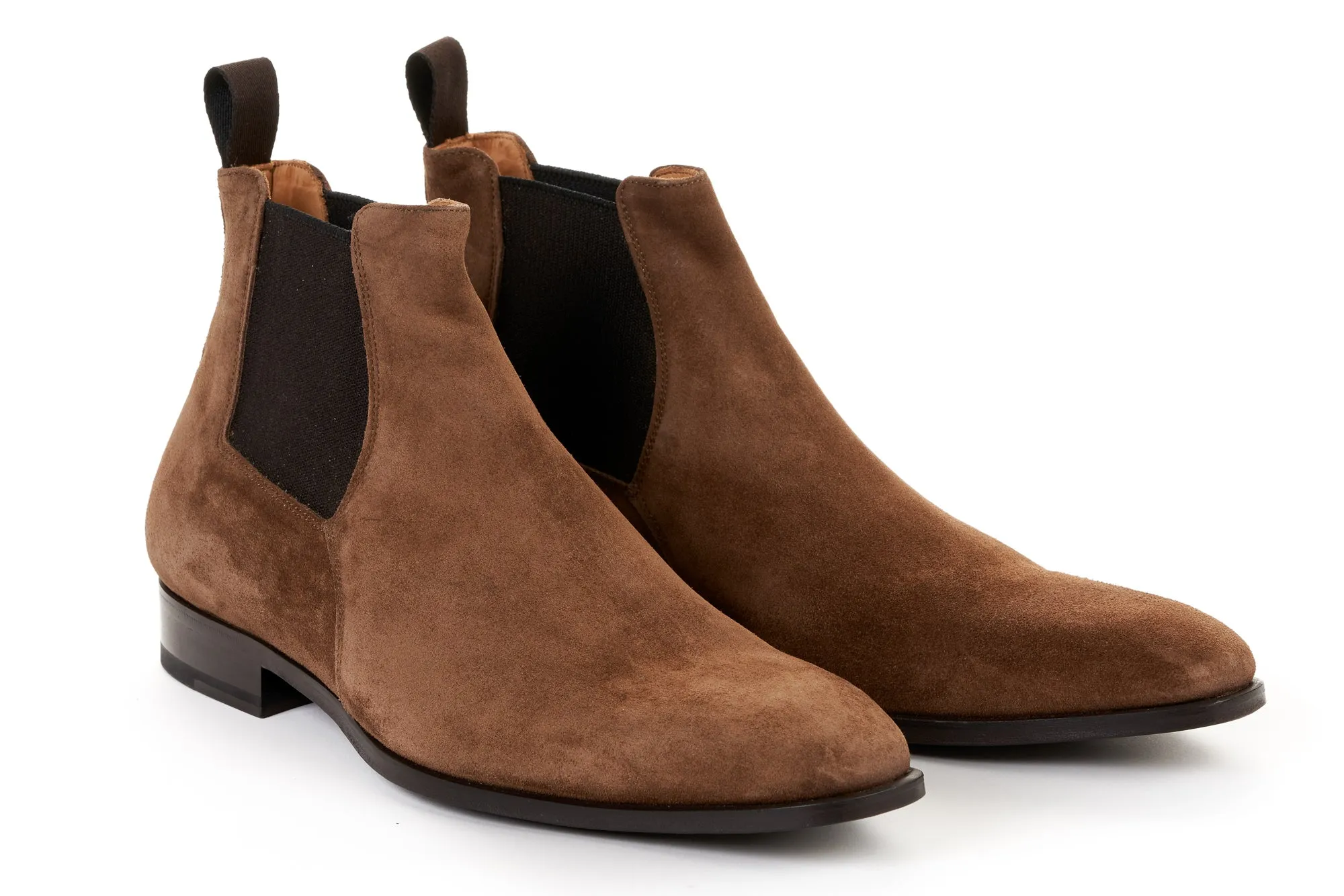 Pants With Boots The Wayne Low-Cut Chelsea Boot - Martora Suede