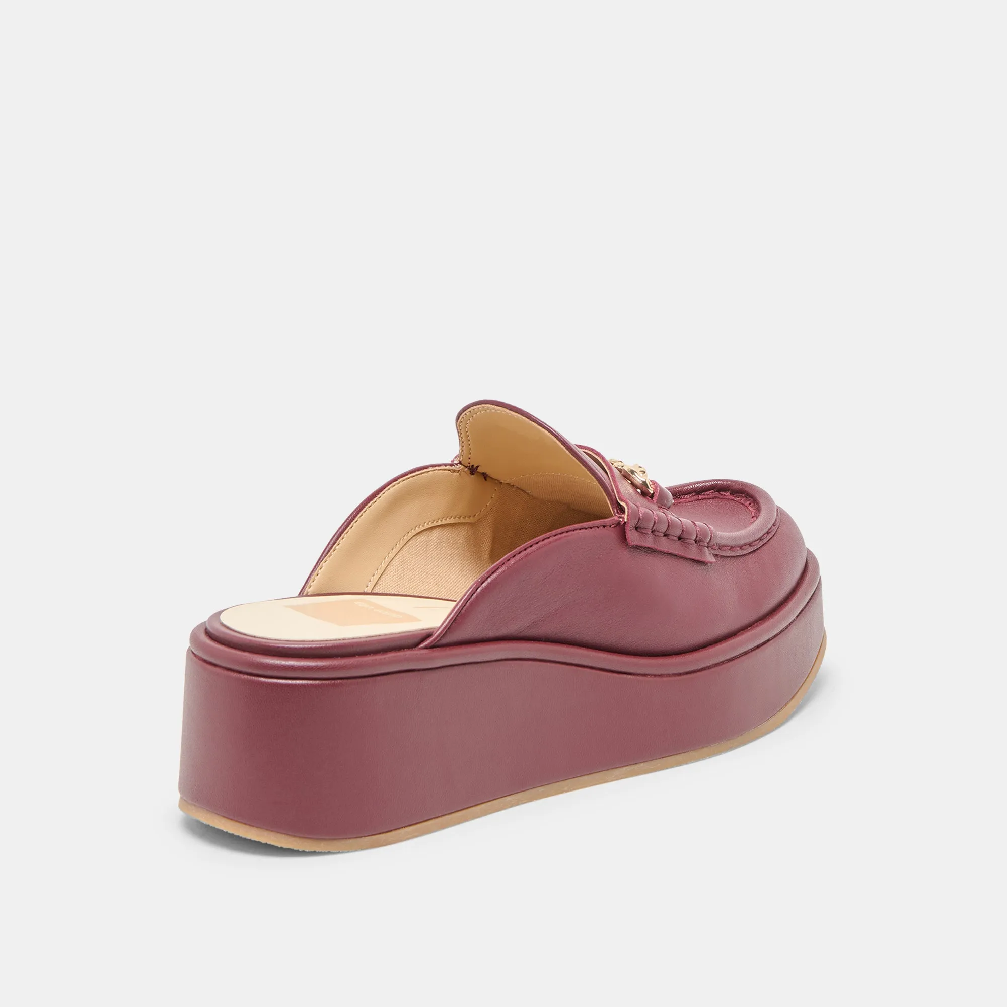 DORREL LOAFERS MAROON LEATHER Jolene Loafers
